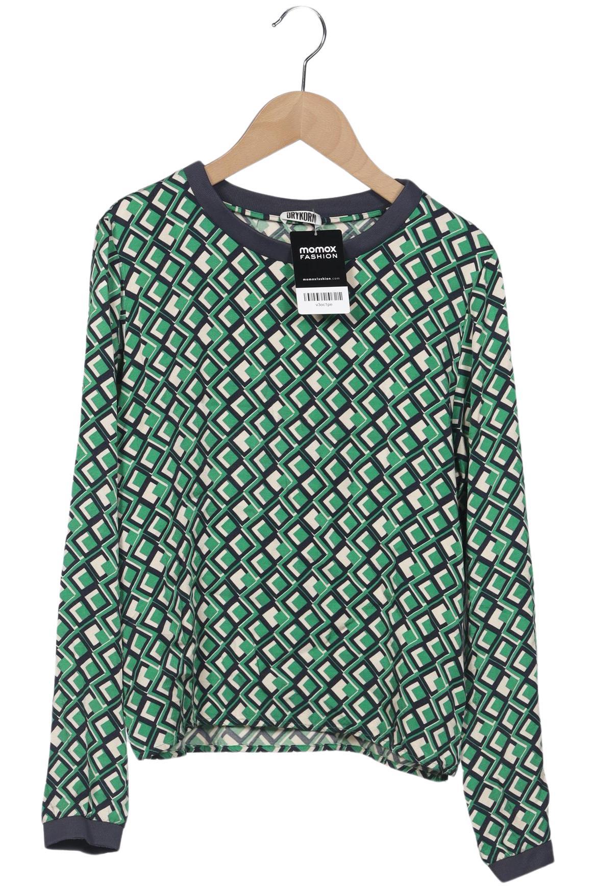 

Drykorn Damen Langarmshirt, grün, Gr. 34