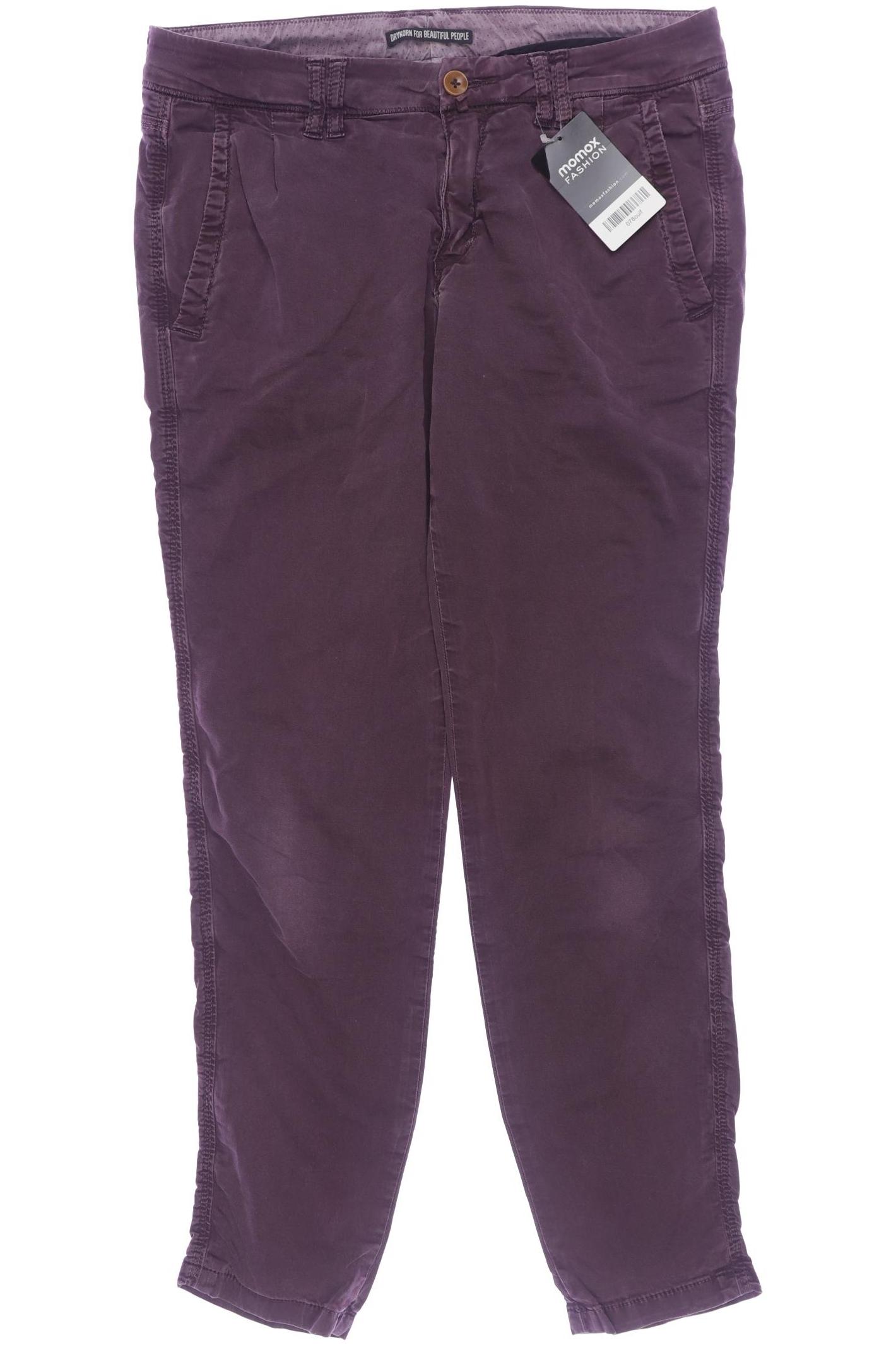 

Drykorn Damen Stoffhose, bordeaux, Gr. 31