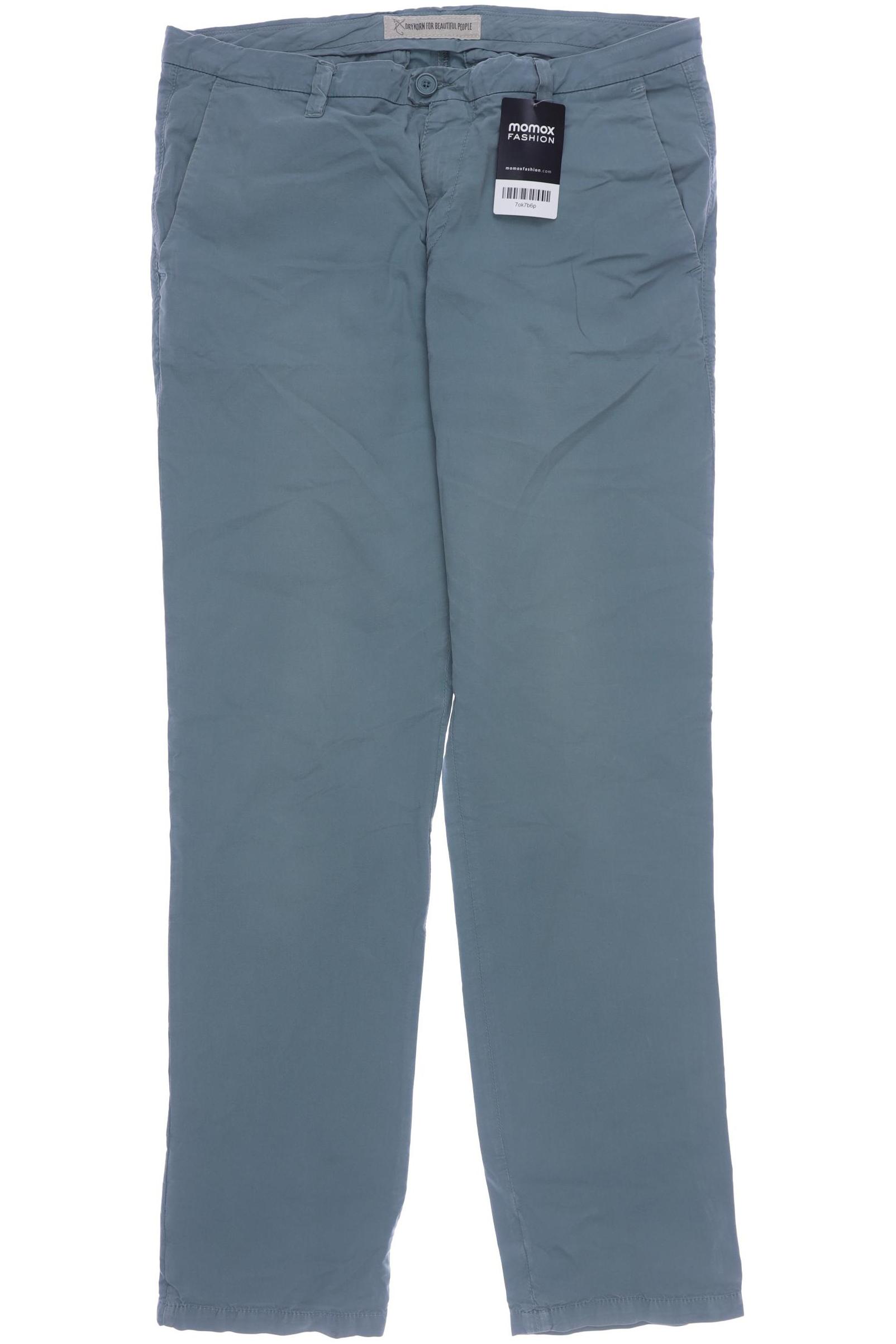 

Drykorn Damen Stoffhose, türkis, Gr. 33