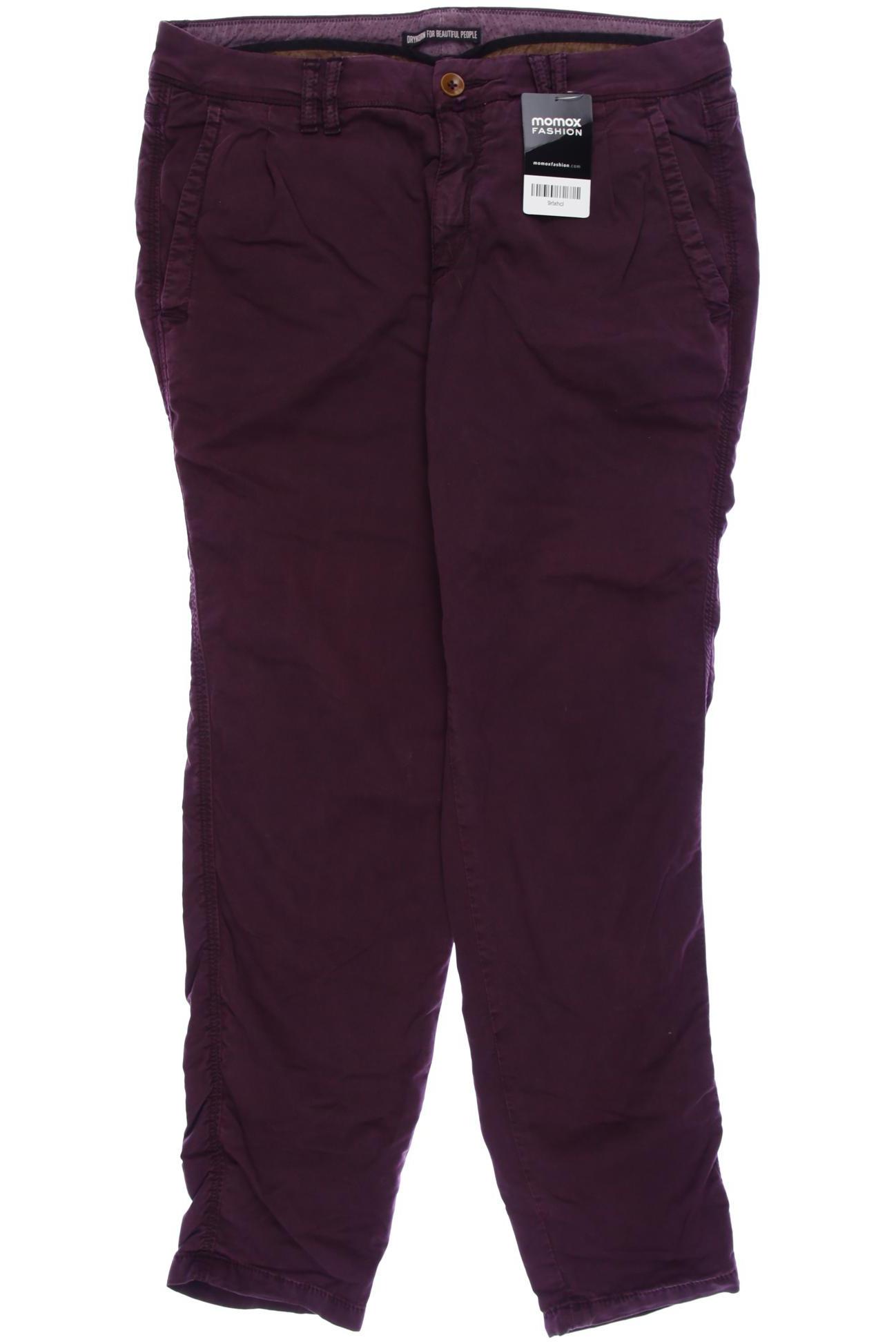 

Drykorn Damen Stoffhose, bordeaux, Gr. 28