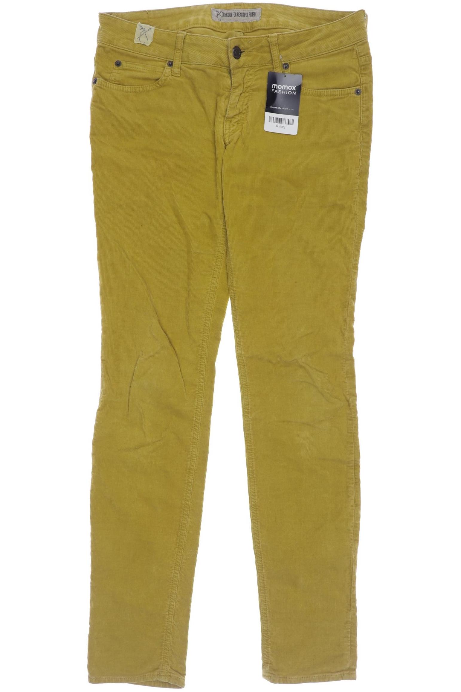 

Drykorn Damen Stoffhose, gelb, Gr. 27