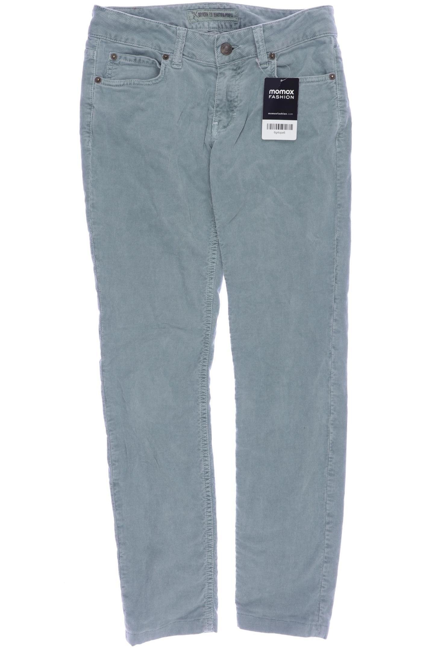 

Drykorn Damen Stoffhose, türkis, Gr. 26