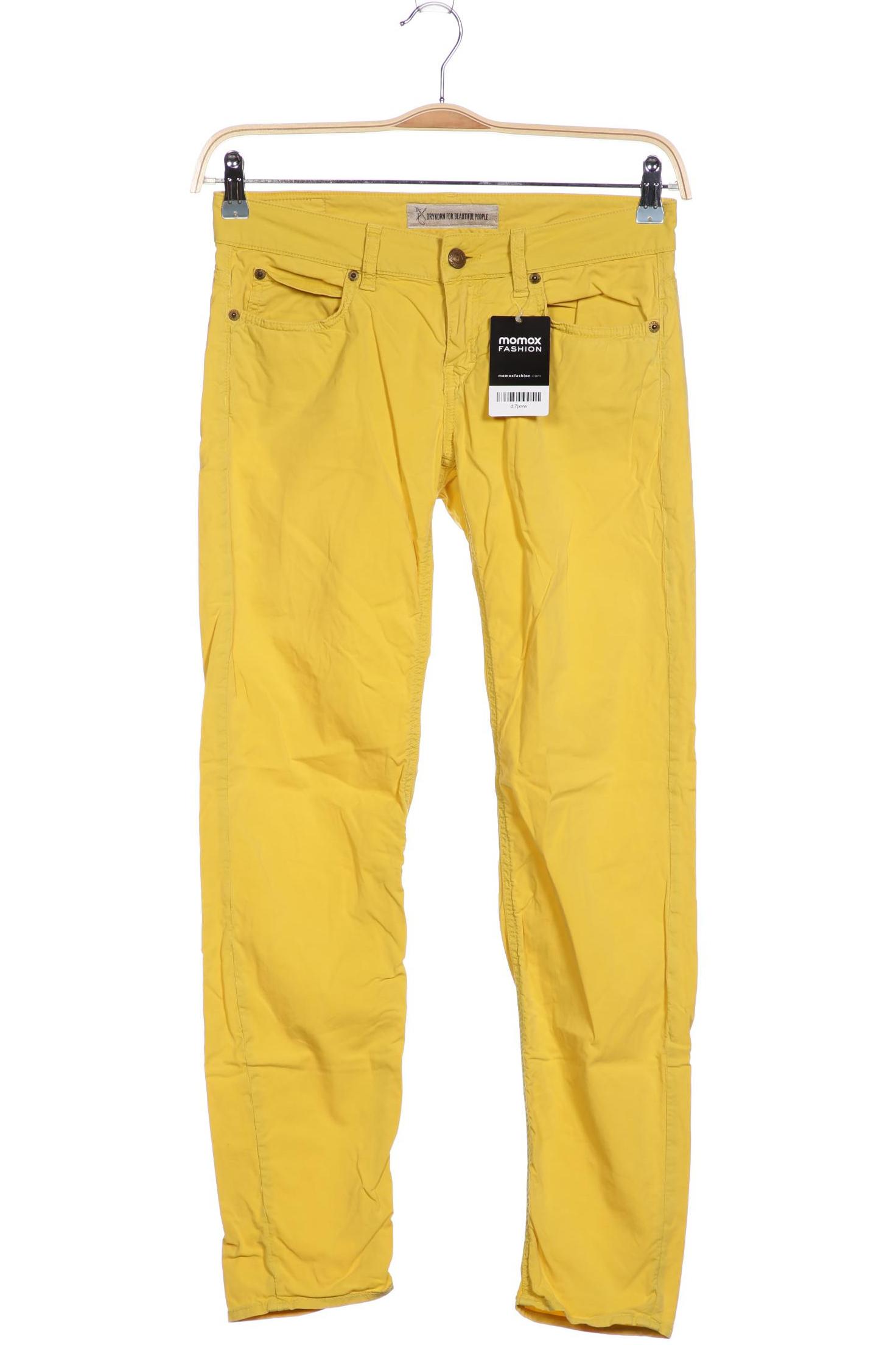 

Drykorn Damen Stoffhose, gelb, Gr. 27