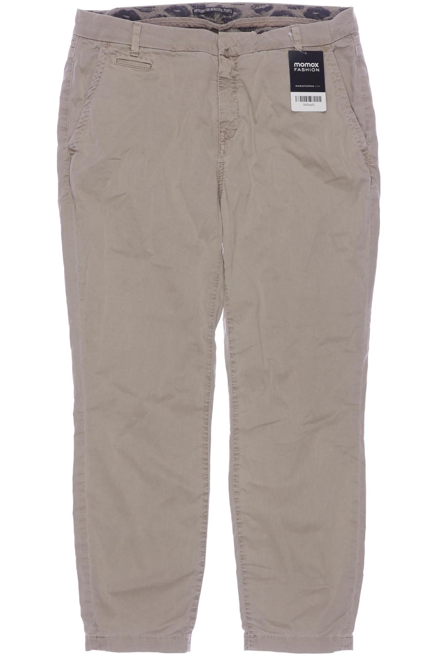 

Drykorn Damen Stoffhose, beige, Gr. 30