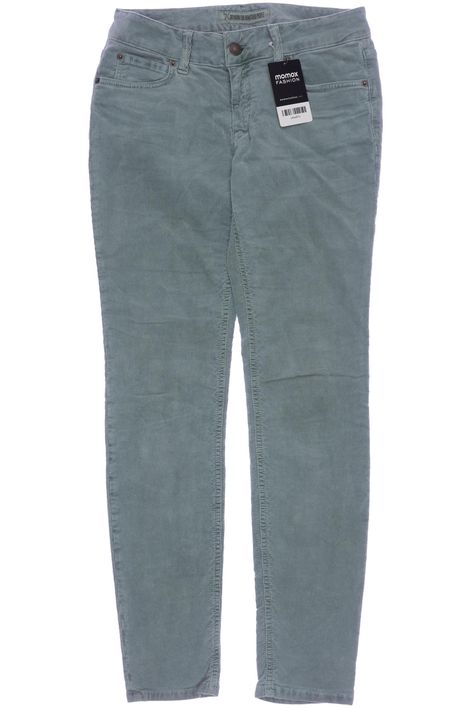 

Drykorn Damen Stoffhose, türkis, Gr. 28