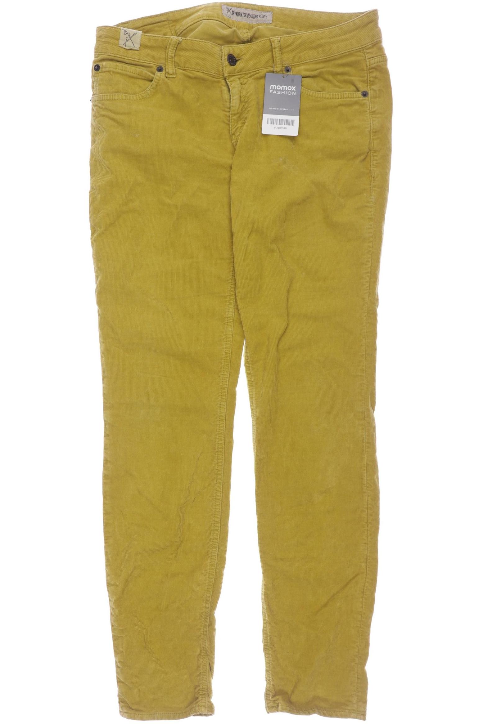 

Drykorn Damen Stoffhose, gelb, Gr. 30