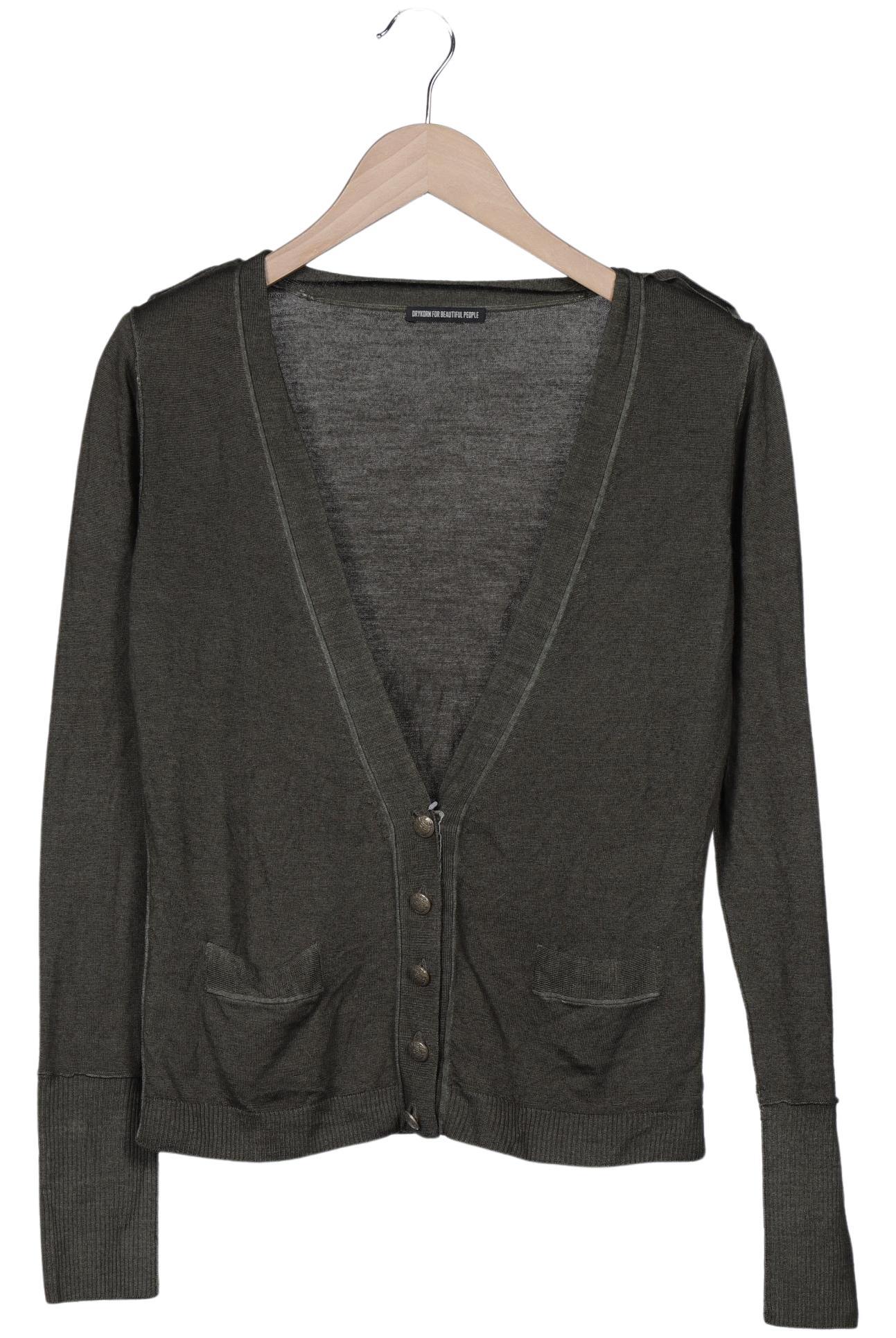 

Drykorn Damen Strickjacke, grün, Gr. 42