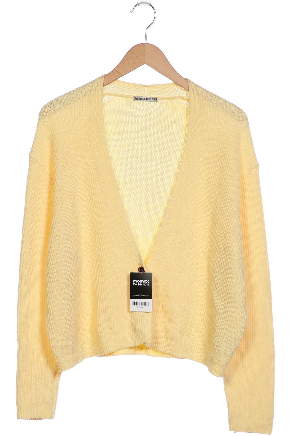

Drykorn Damen Strickjacke, gelb, Gr. 36