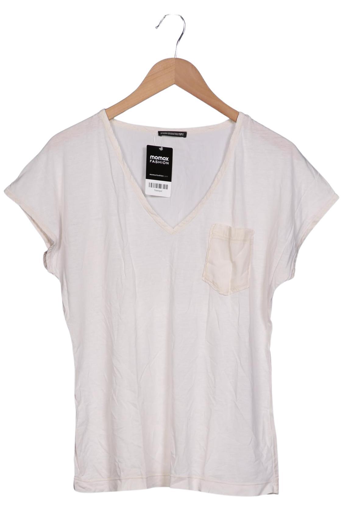 

Drykorn Damen T-Shirt, cremeweiß, Gr. 38