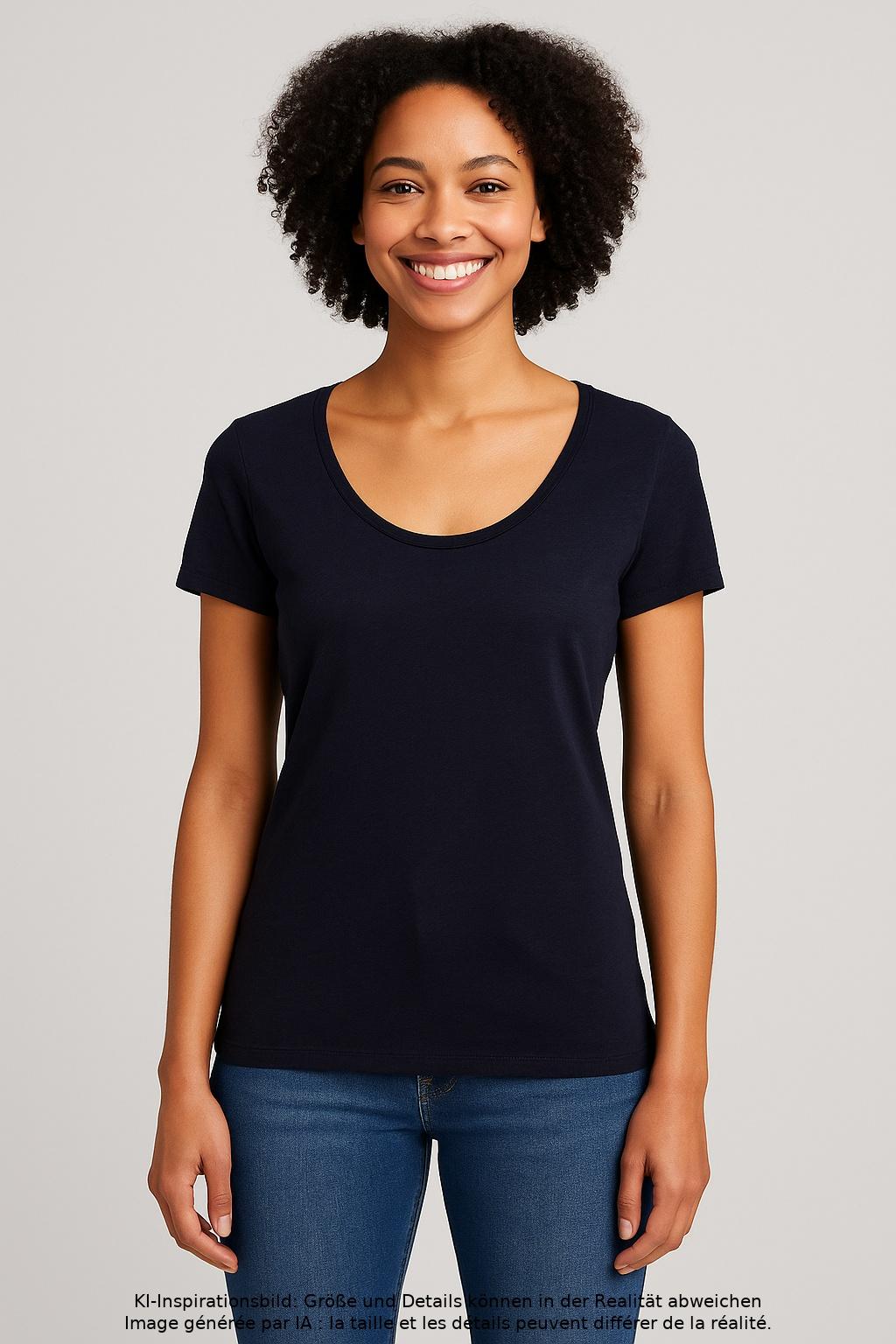 

Drykorn Damen T-Shirt, marineblau, Gr. 36