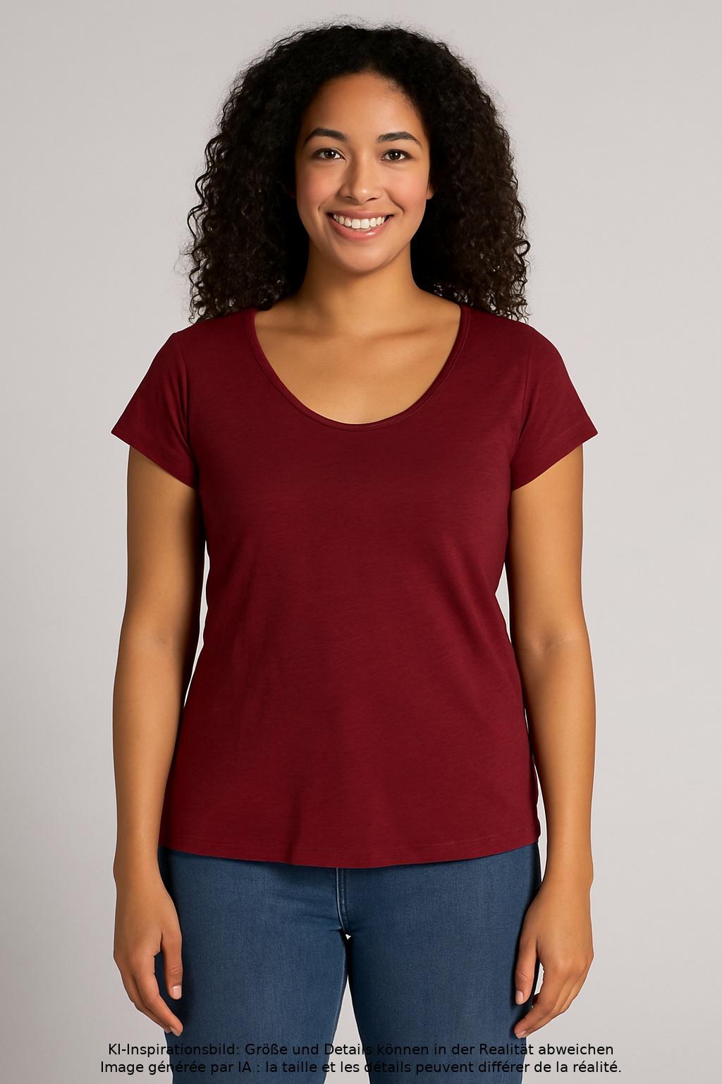 

Drykorn Damen T-Shirt, bordeaux, Gr. 38