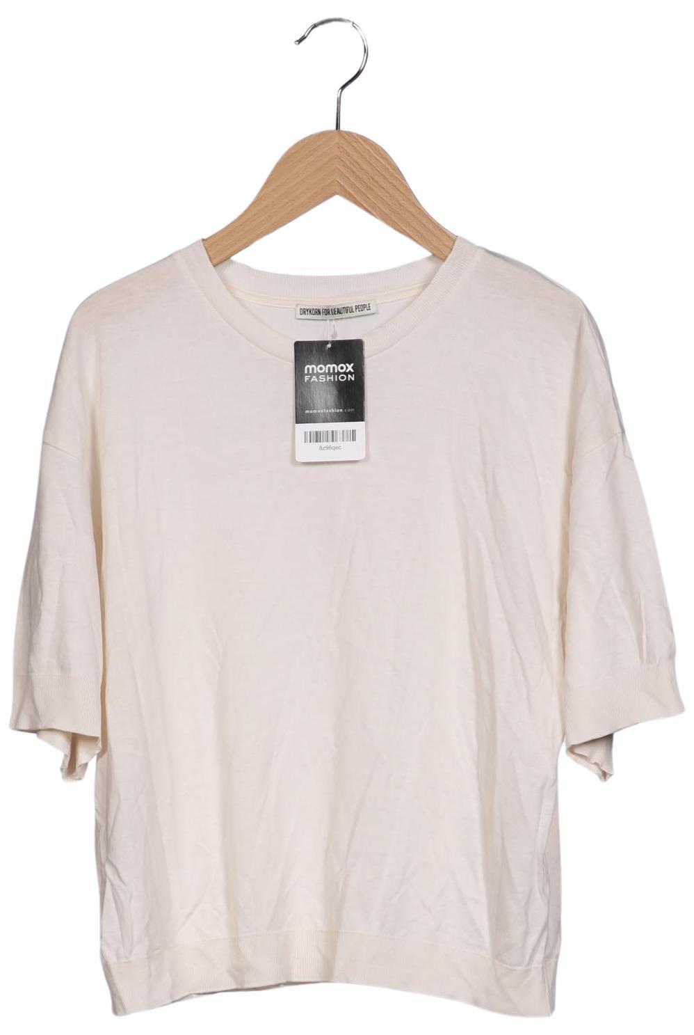 

Drykorn Damen T-Shirt, cremeweiß, Gr. 36