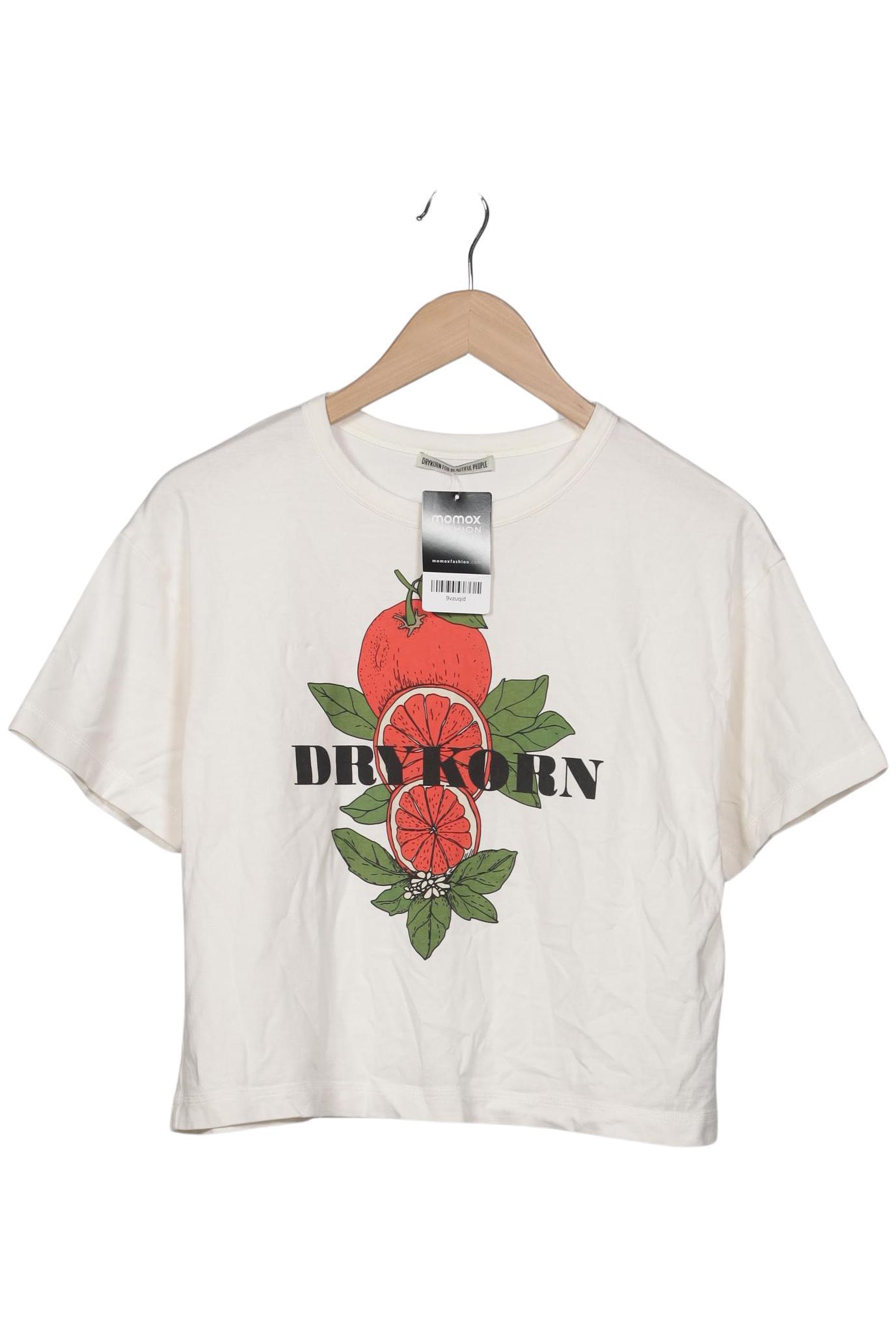 

Drykorn Damen T-Shirt, cremeweiß, Gr. 34
