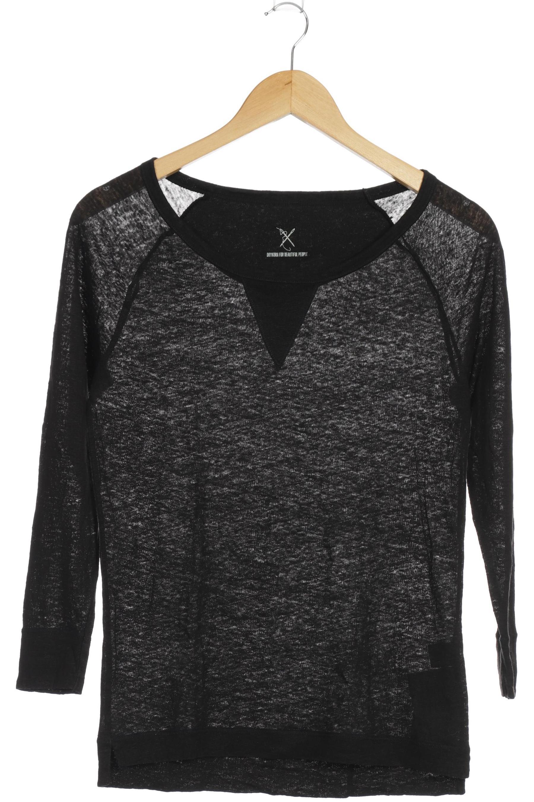 

Drykorn Damen Langarmshirt, schwarz, Gr.