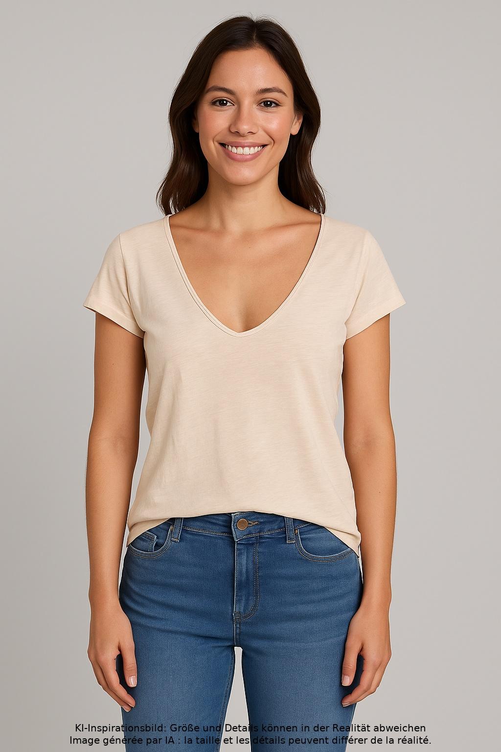 

Drykorn Damen T-Shirt, beige, Gr. 38