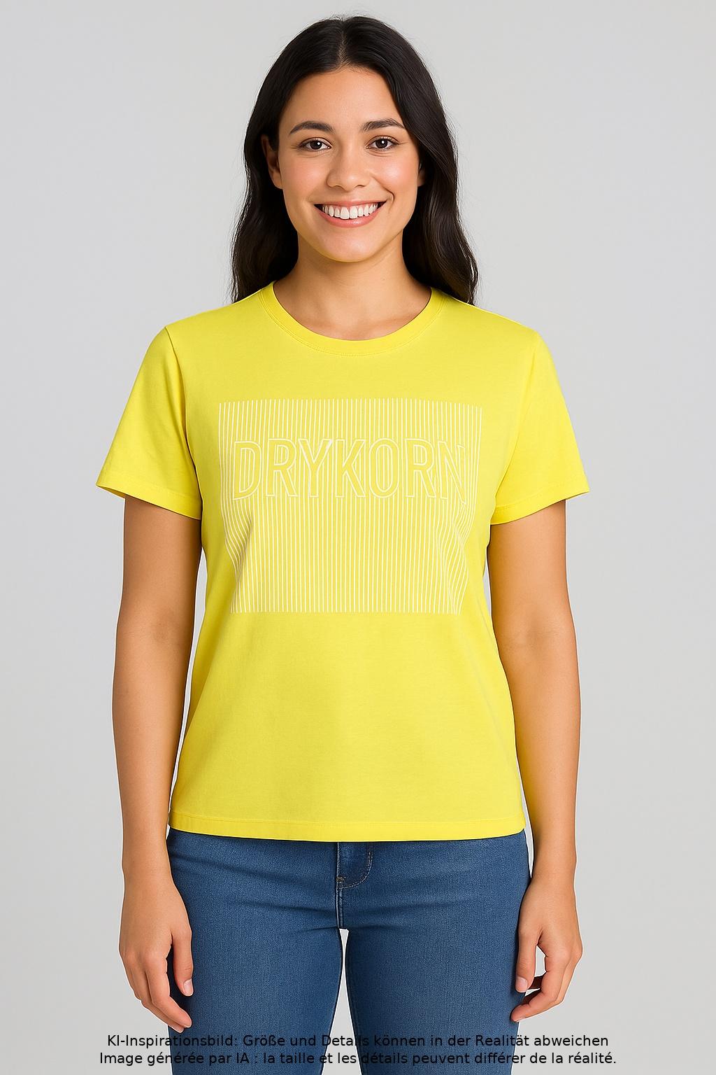 

Drykorn Damen T-Shirt, gelb, Gr. 38