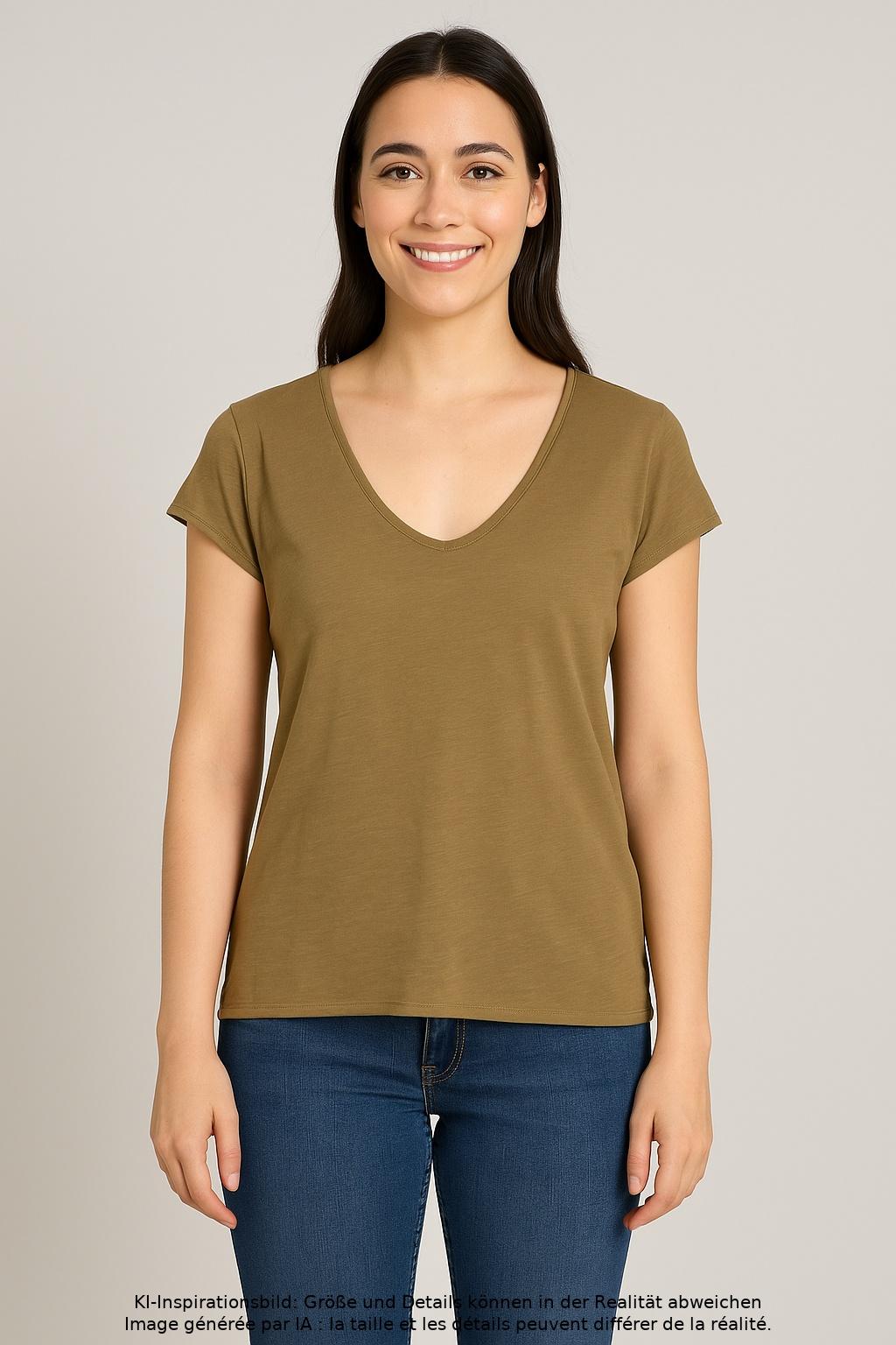 

Drykorn Damen T-Shirt, grün, Gr. 36