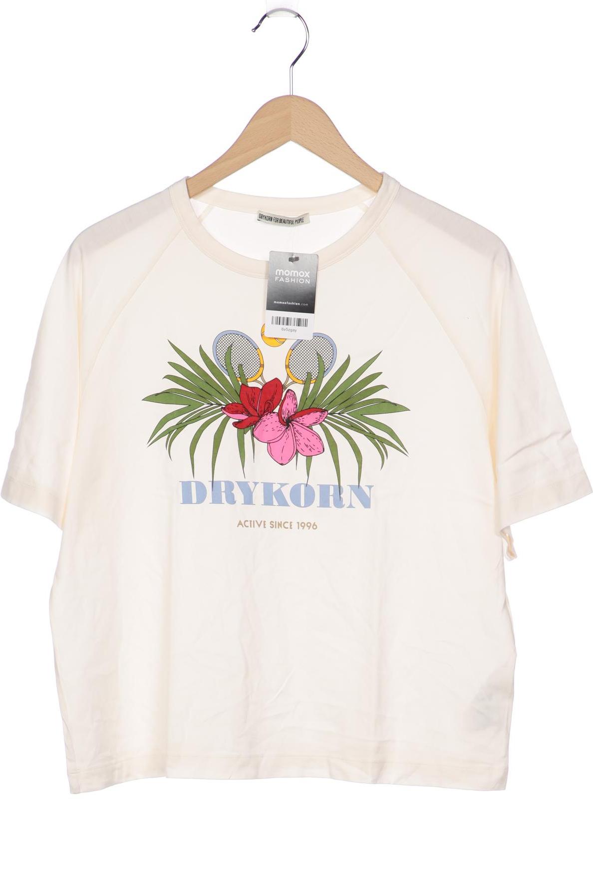 

Drykorn Damen T-Shirt, cremeweiß, Gr. 38