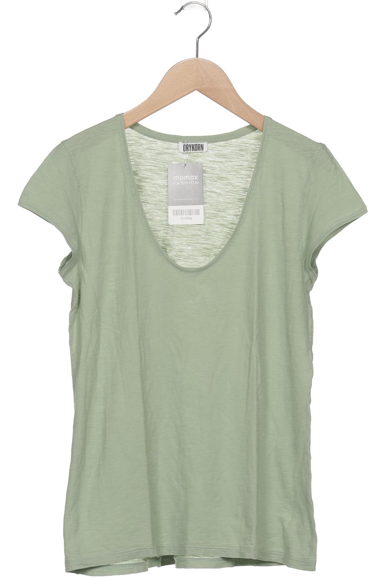 

Drykorn Damen T-Shirt, hellgrün, Gr. 36