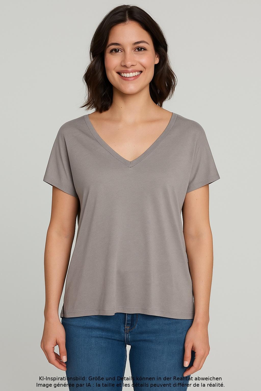 

Drykorn Damen T-Shirt, grau, Gr. 42