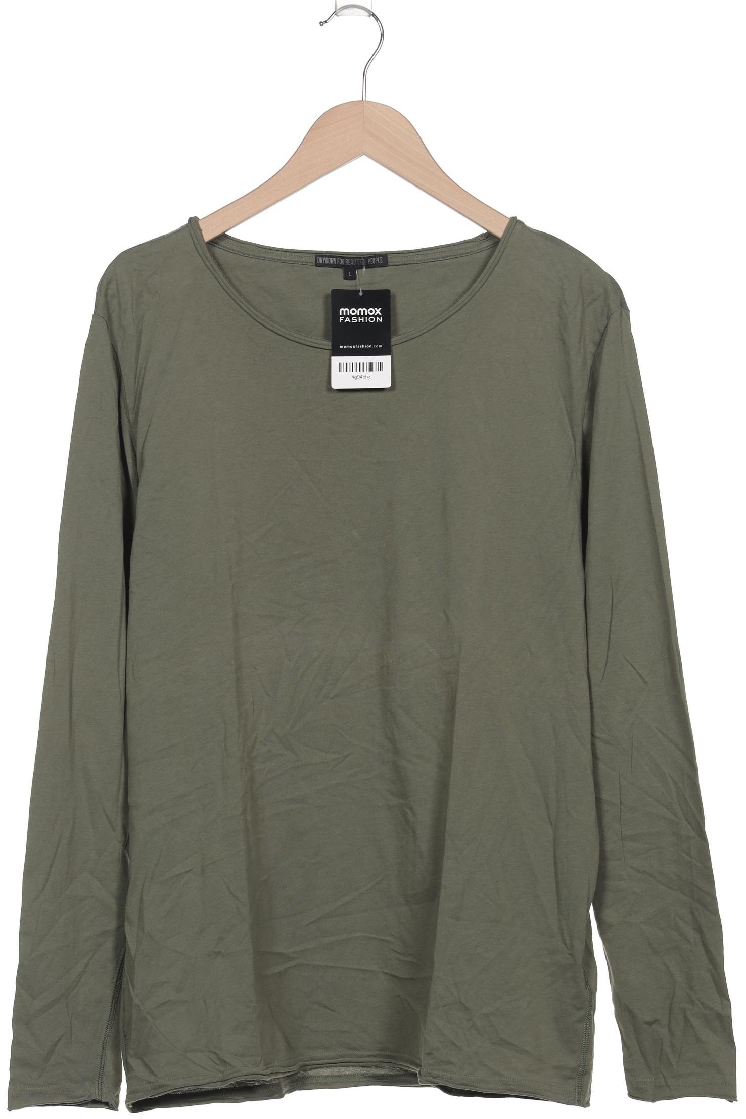 

Drykorn Herren Langarmshirt, grün, Gr. 52