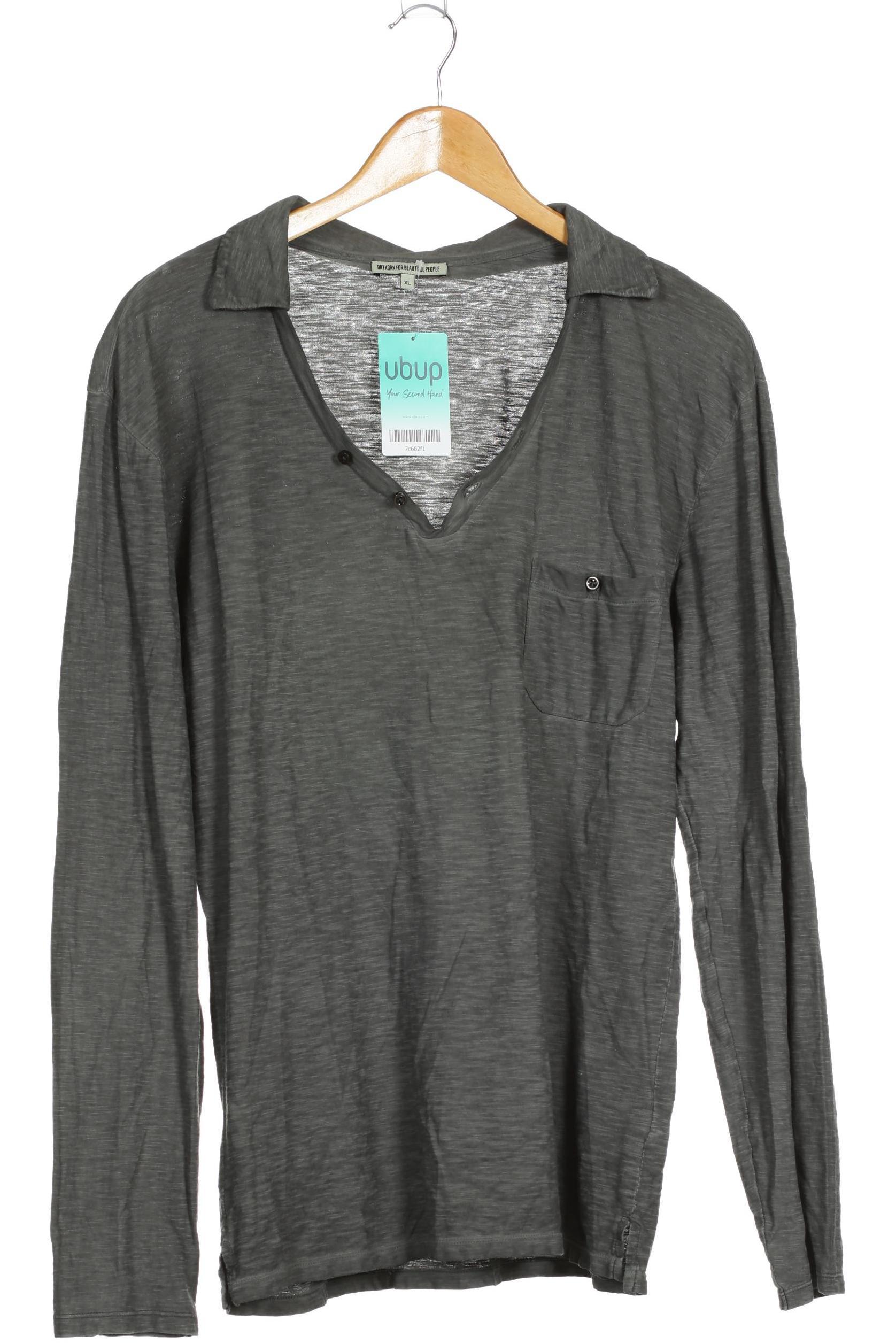 Thumbnail - Drykorn Herren Langarmshirt, grau, Gr.