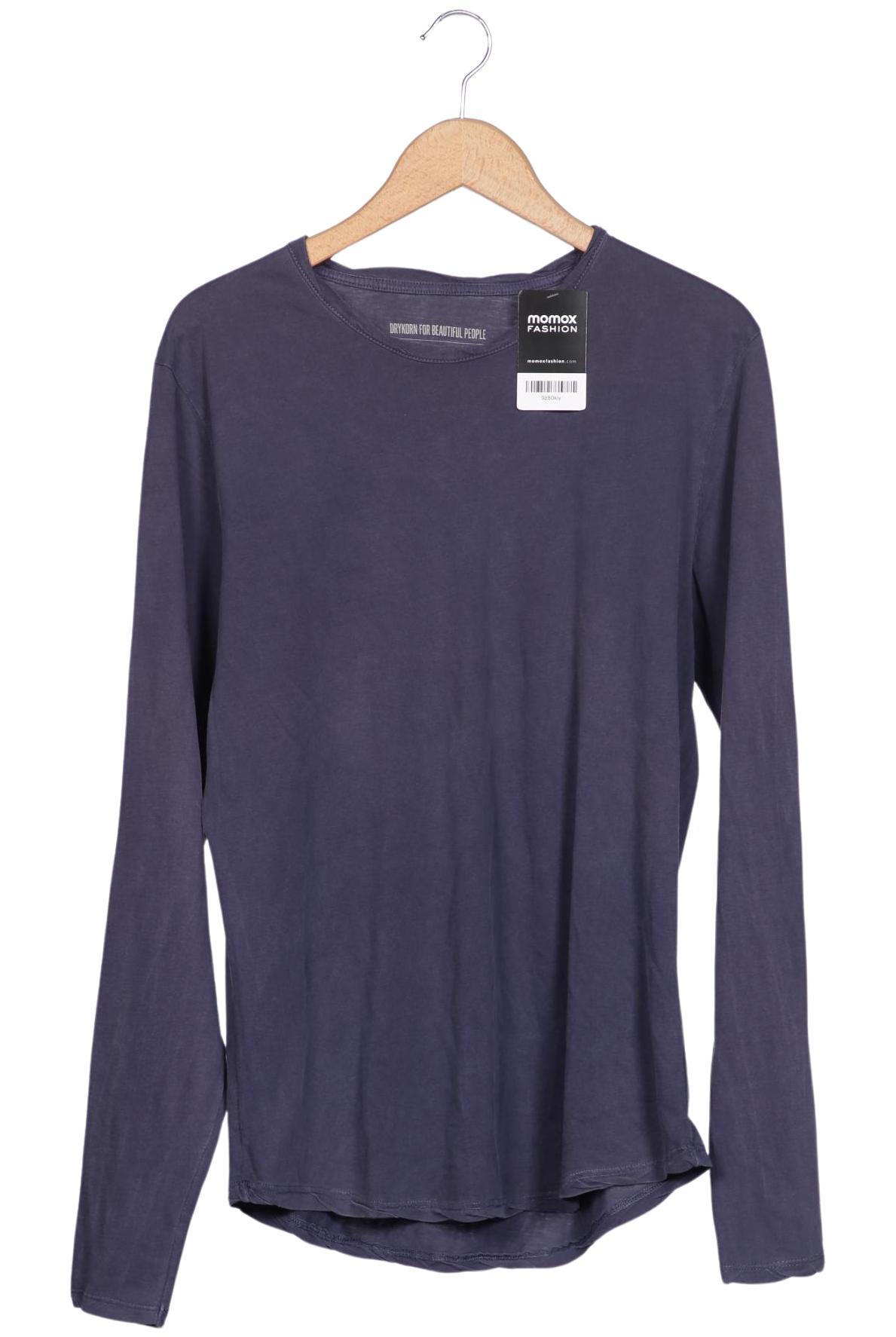 Thumbnail - Drykorn Herren Langarmshirt, marineblau, Gr. 48