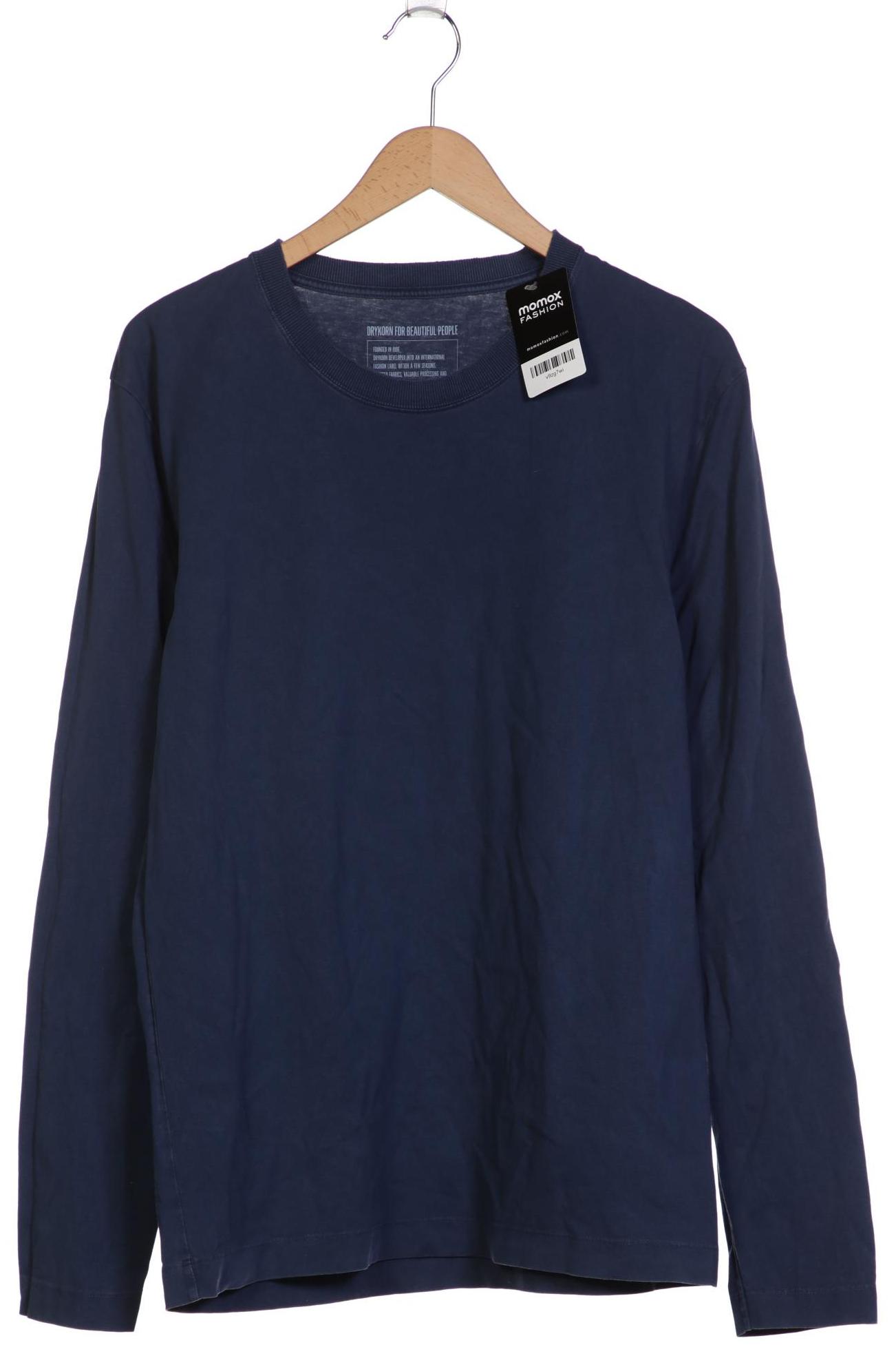 

Drykorn Herren Langarmshirt, blau, Gr. 54
