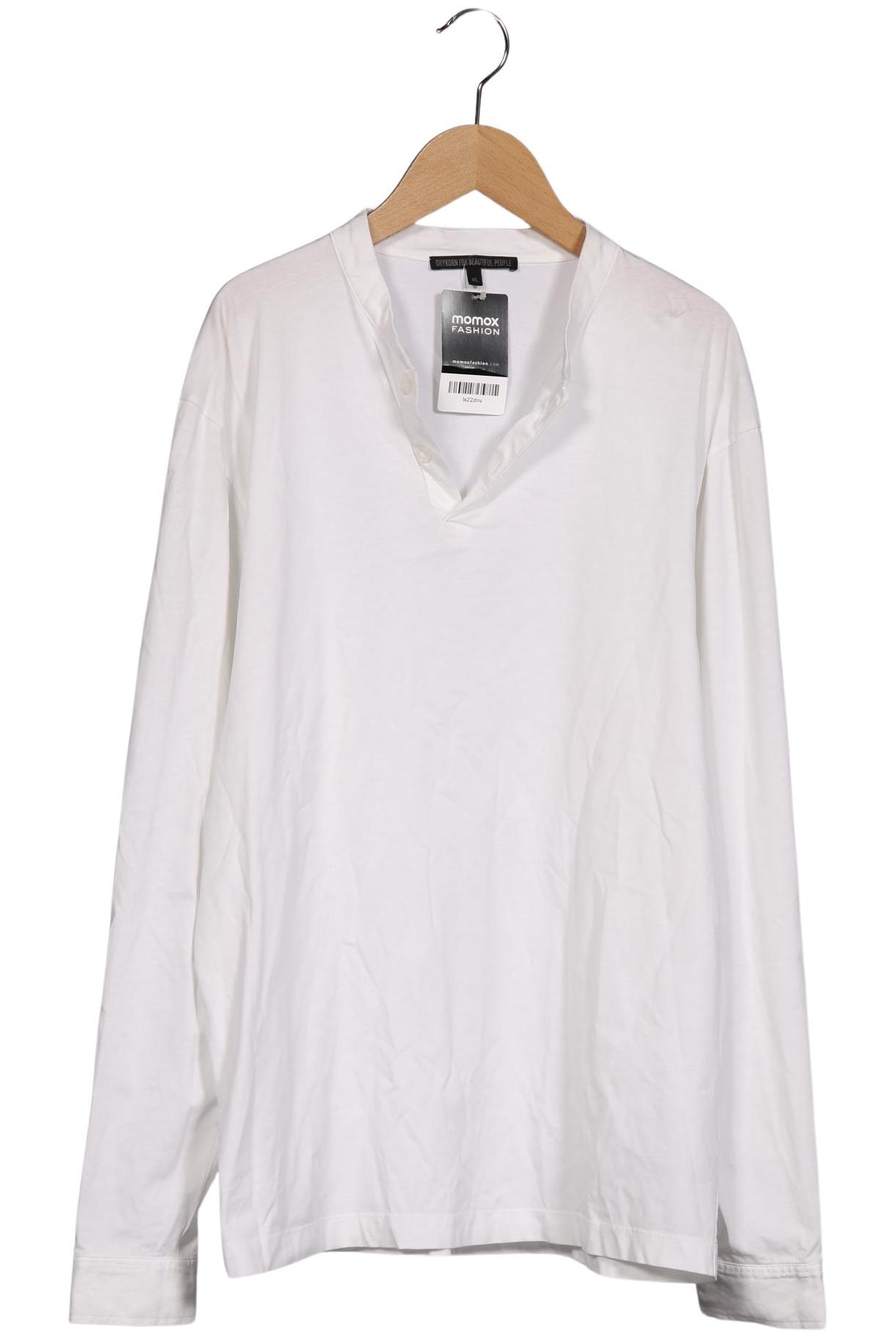 

Drykorn Herren Langarmshirt, weiß, Gr. 54