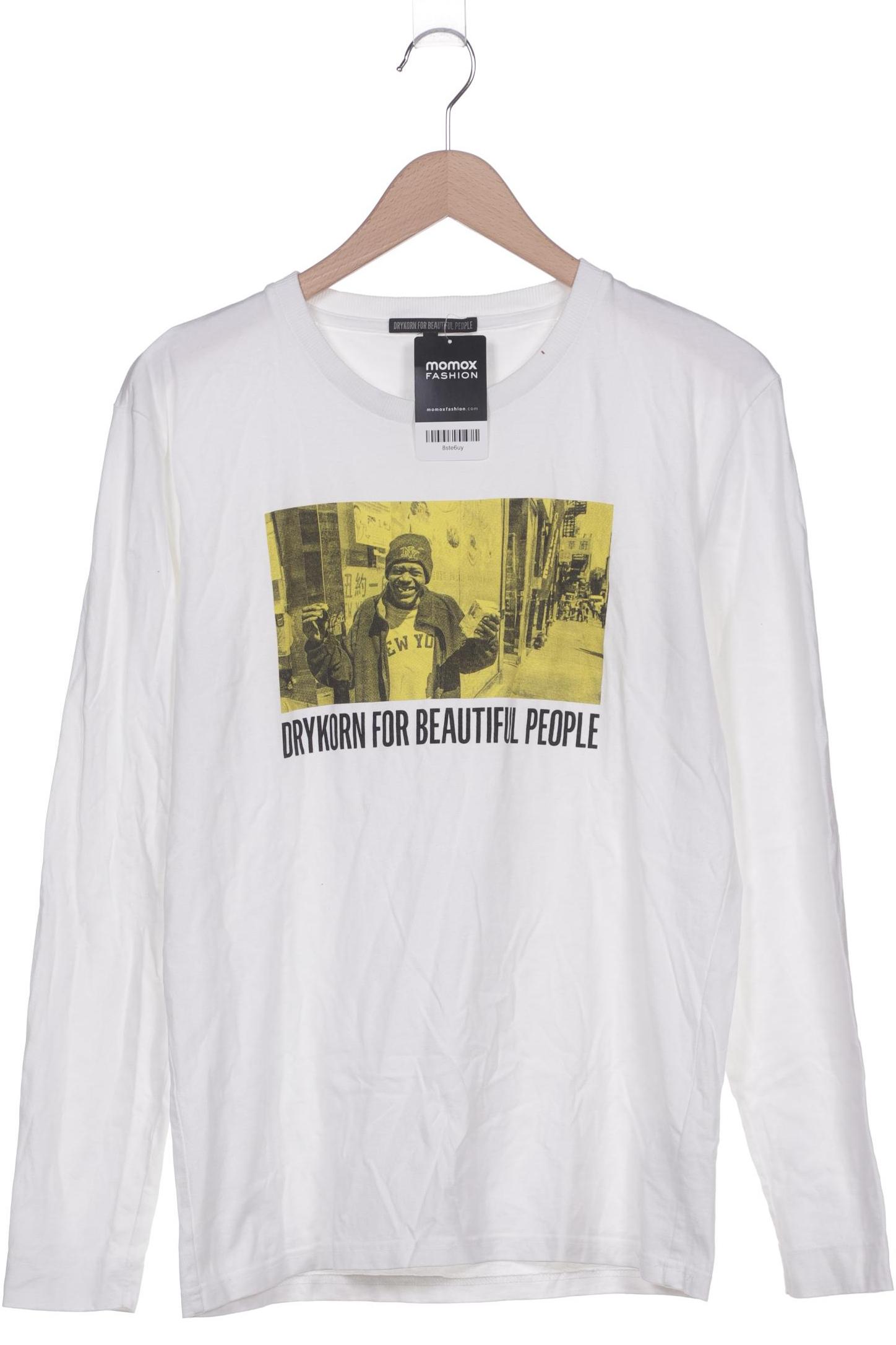 

Drykorn Herren Langarmshirt, weiß, Gr. 46