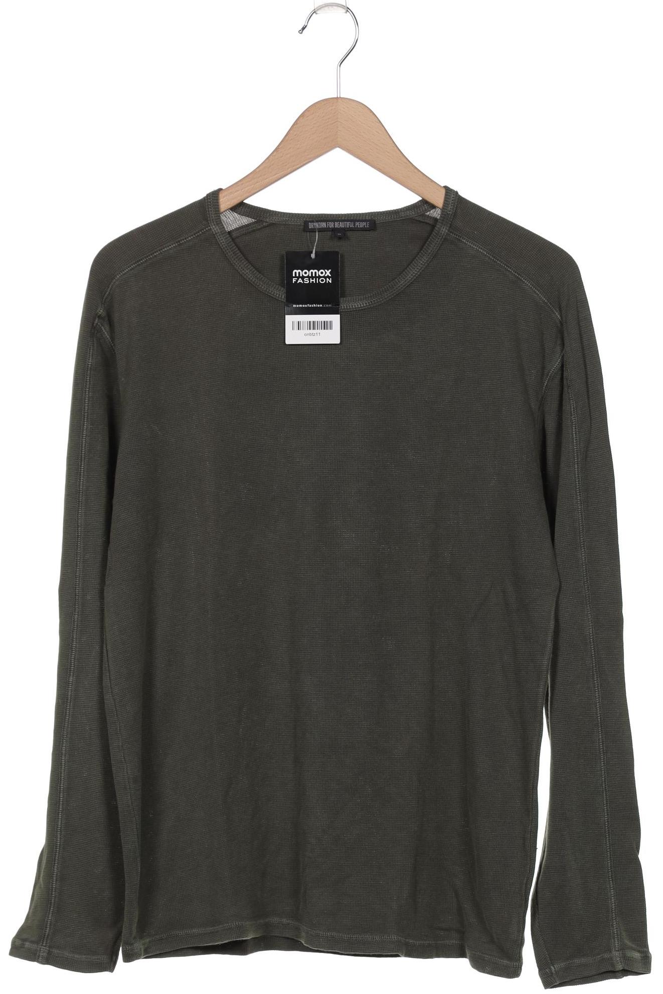 

Drykorn Herren Langarmshirt, grün, Gr. 48