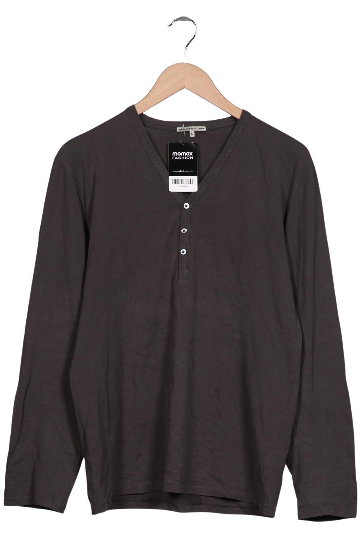 

Drykorn Herren Langarmshirt, grau, Gr. 52