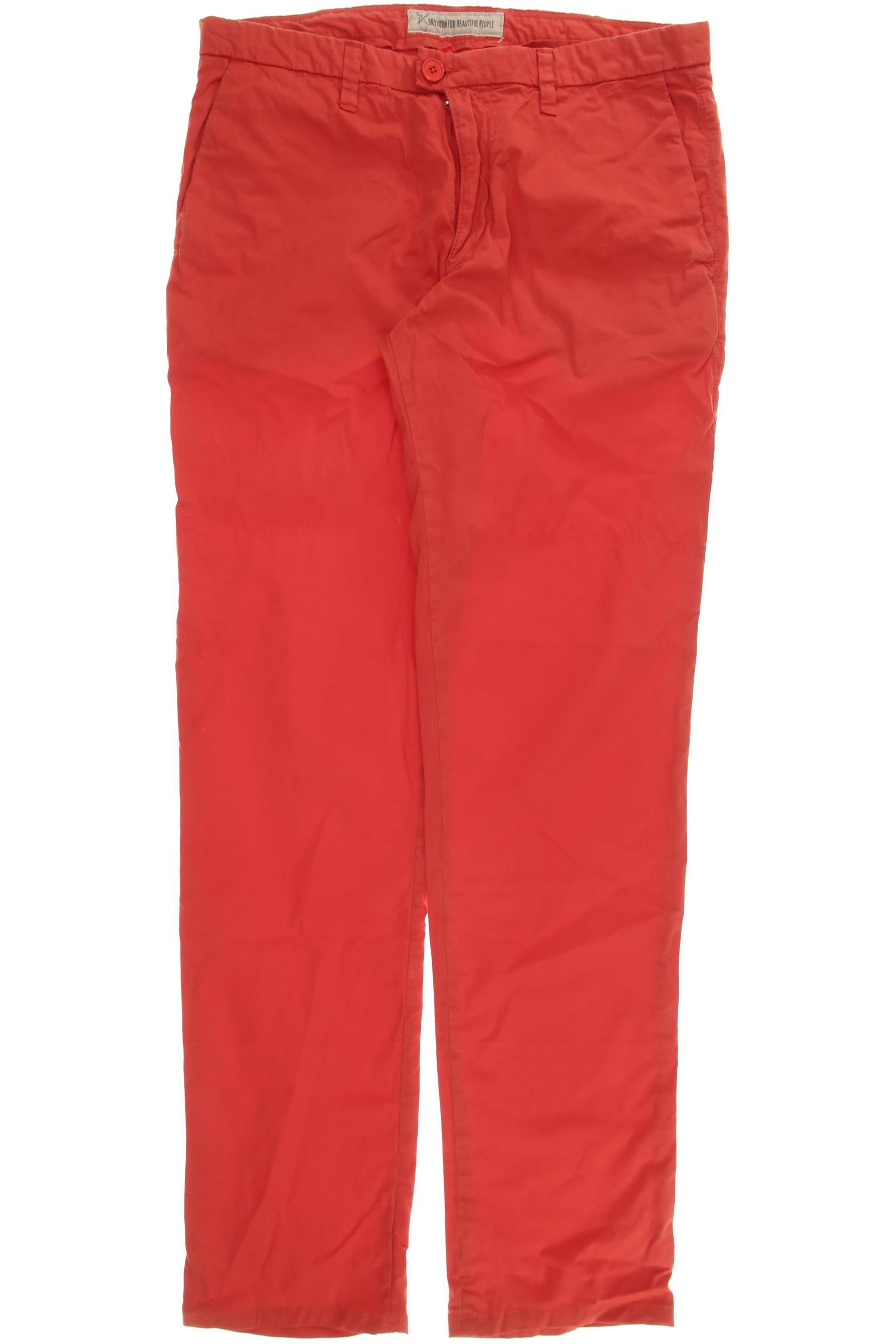 Thumbnail - Drykorn Herren Stoffhose, rot, Gr. 31