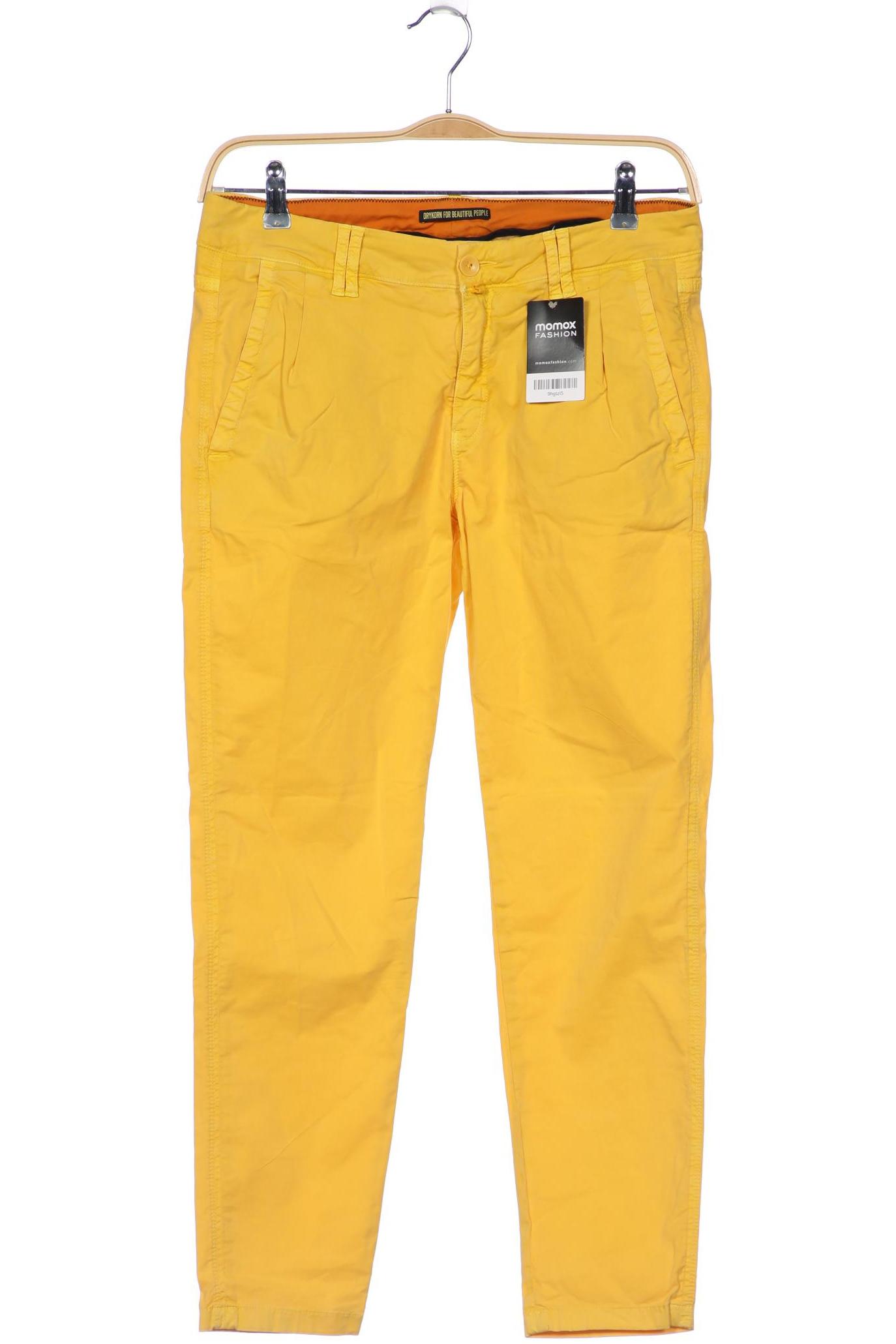 

Drykorn Herren Stoffhose, gelb, Gr. 29
