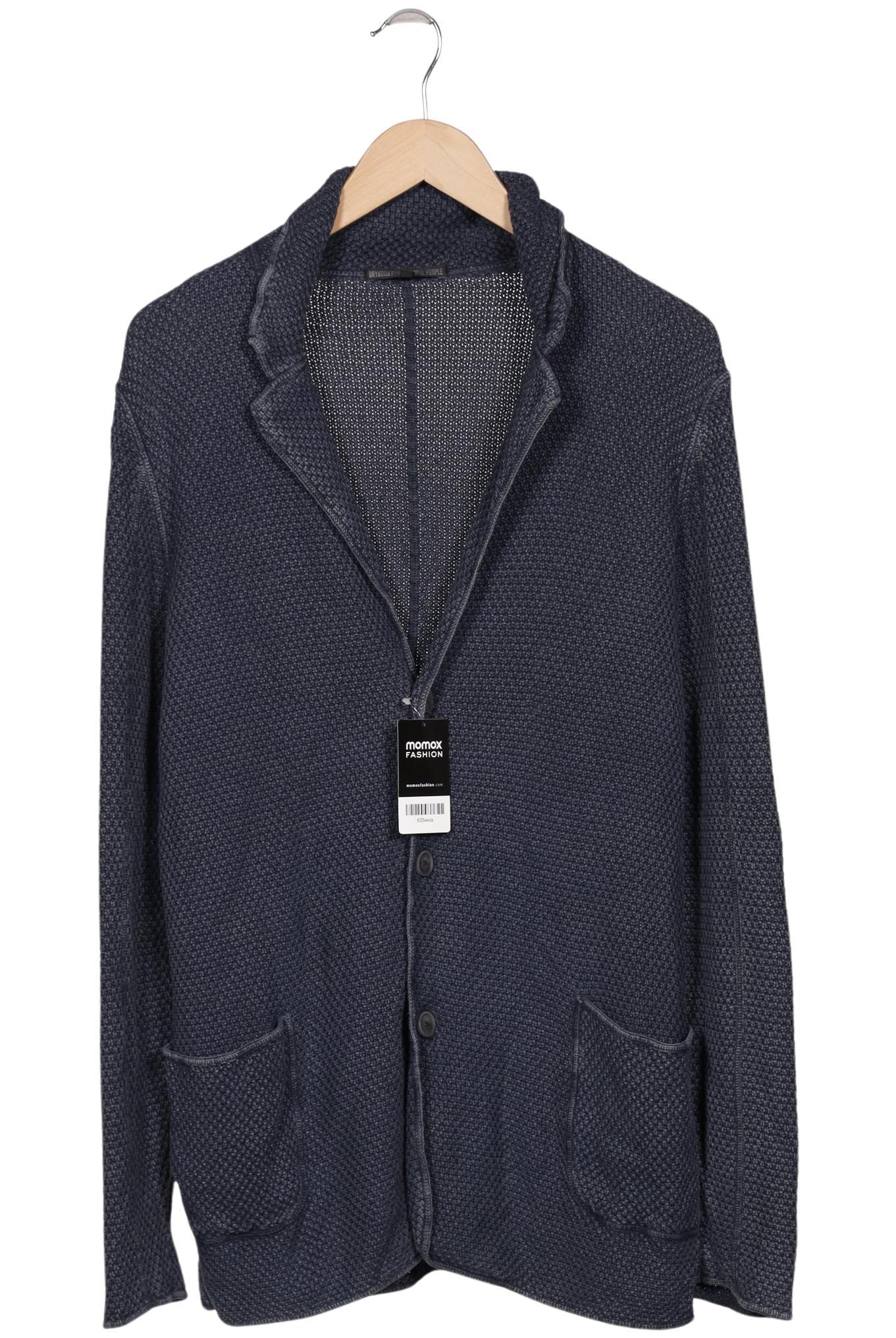 Thumbnail - Drykorn Herren Strickjacke, marineblau, Gr. 52