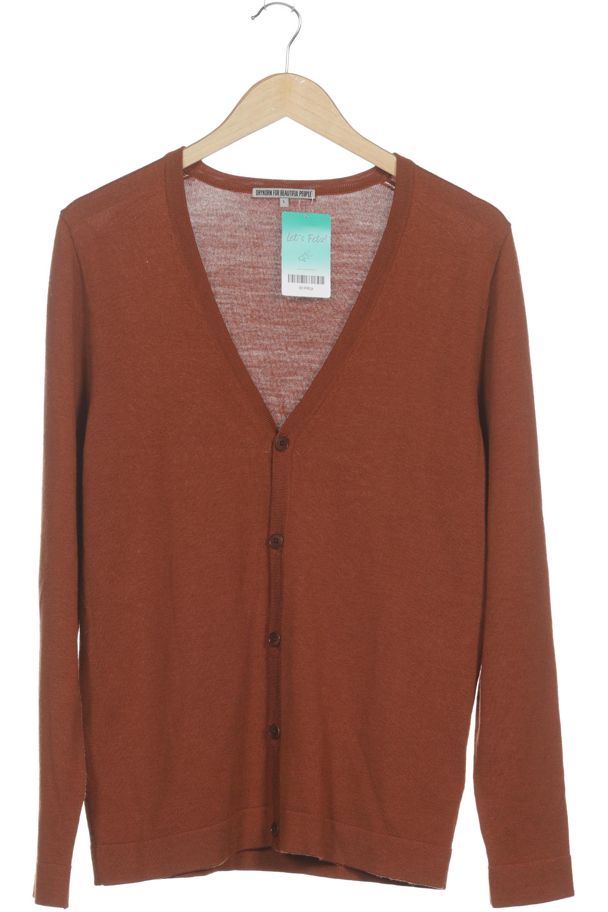 Thumbnail - Drykorn Herren Strickjacke, orange, Gr.