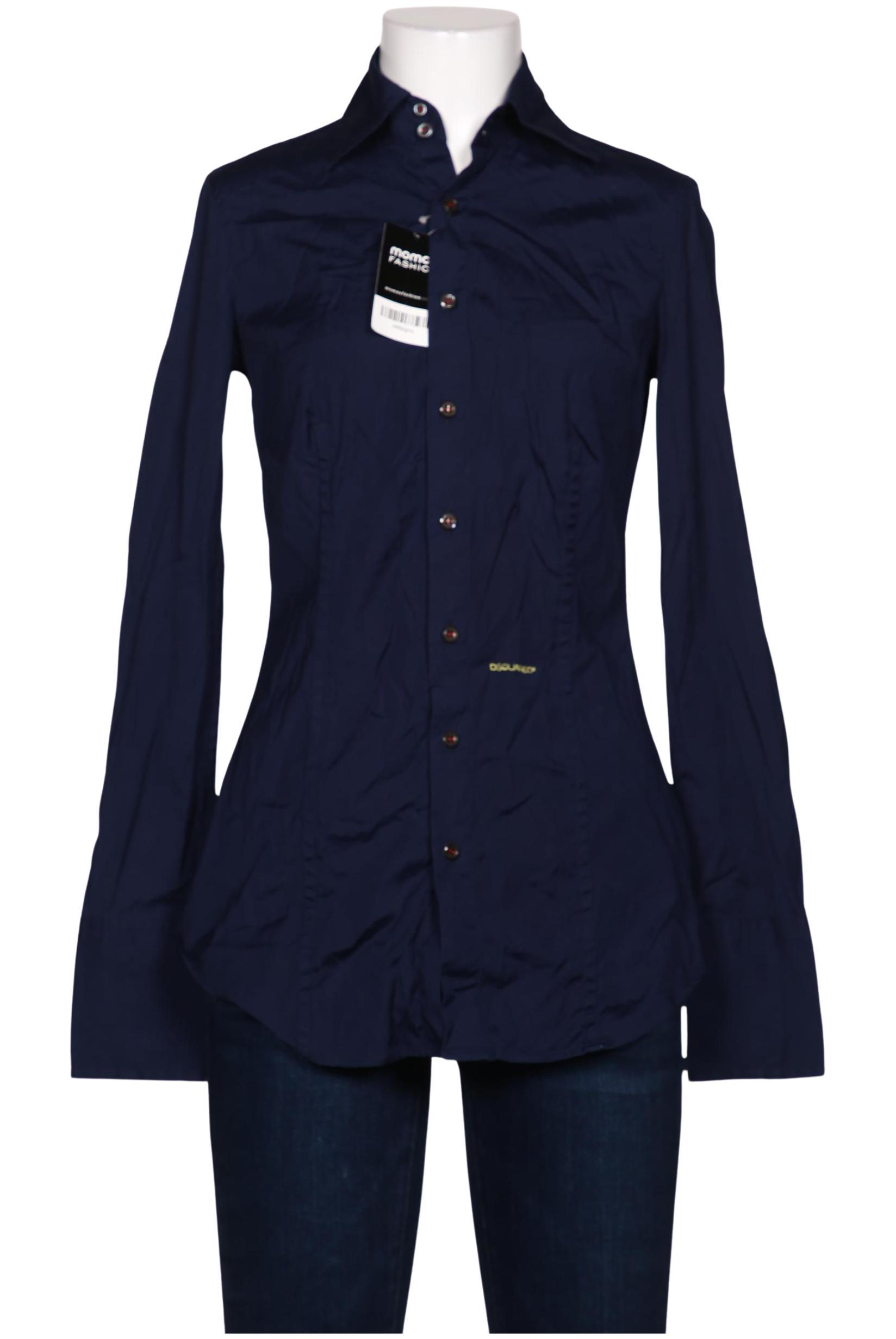 

Dsquared2 Damen Bluse, marineblau, Gr. 44