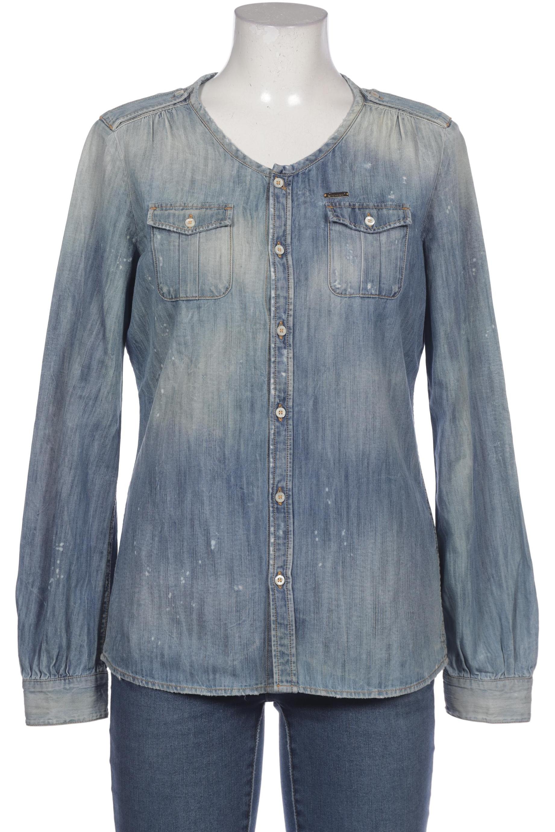 

Dsquared2 Damen Bluse, blau, Gr. 44