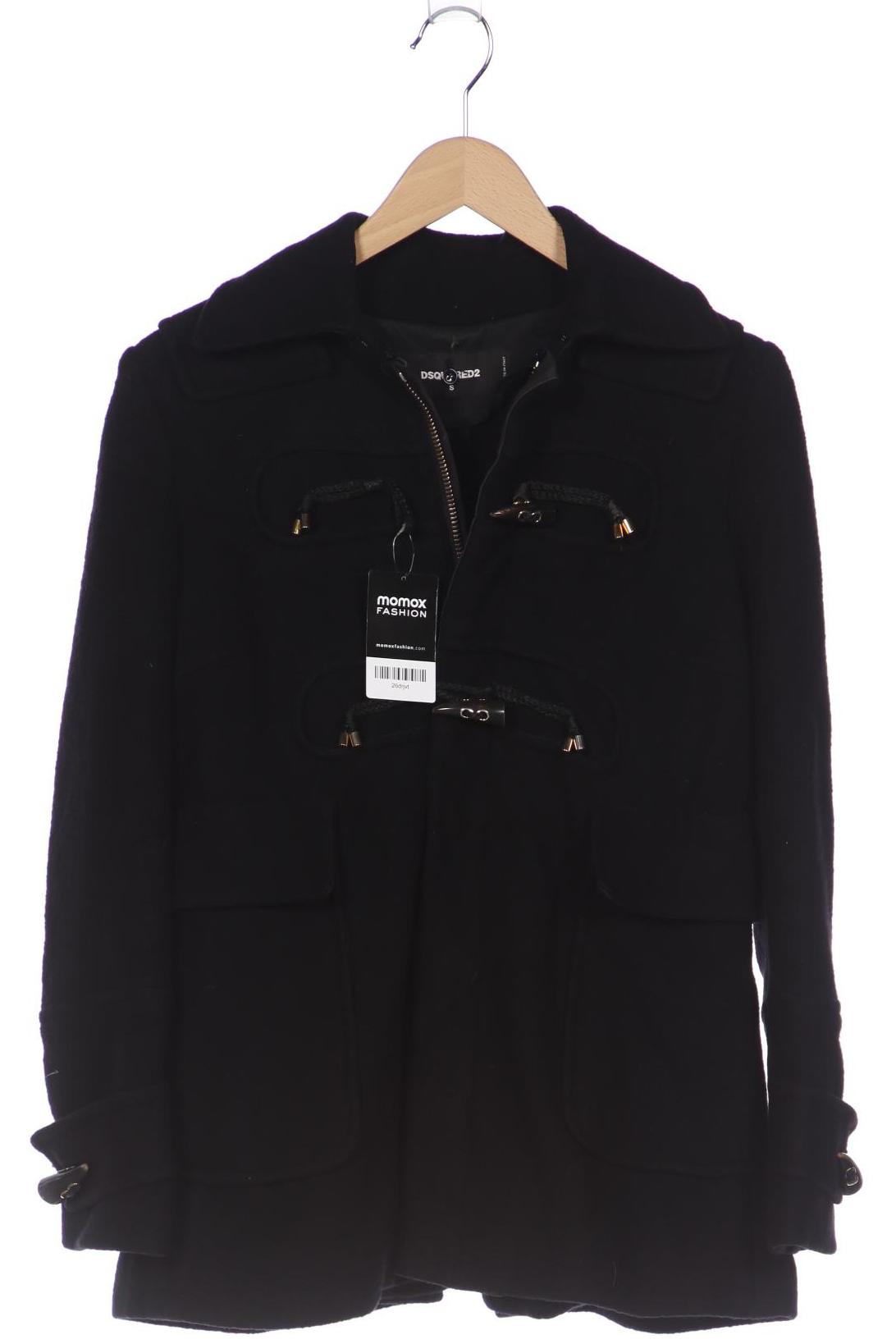 

Dsquared2 Damen Mantel, schwarz, Gr. 36