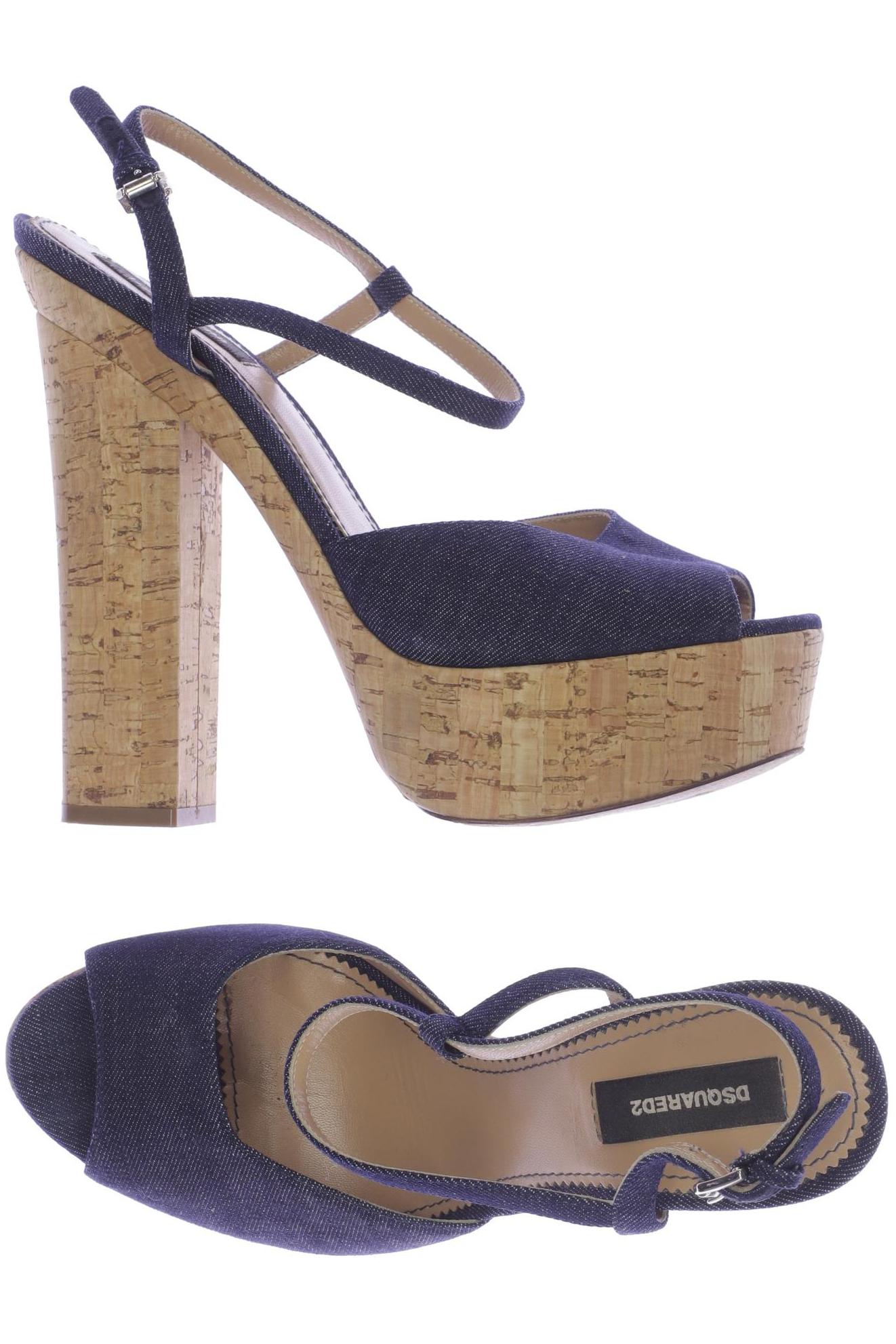 

Dsquared2 Damen Sandale, marineblau, Gr. 40