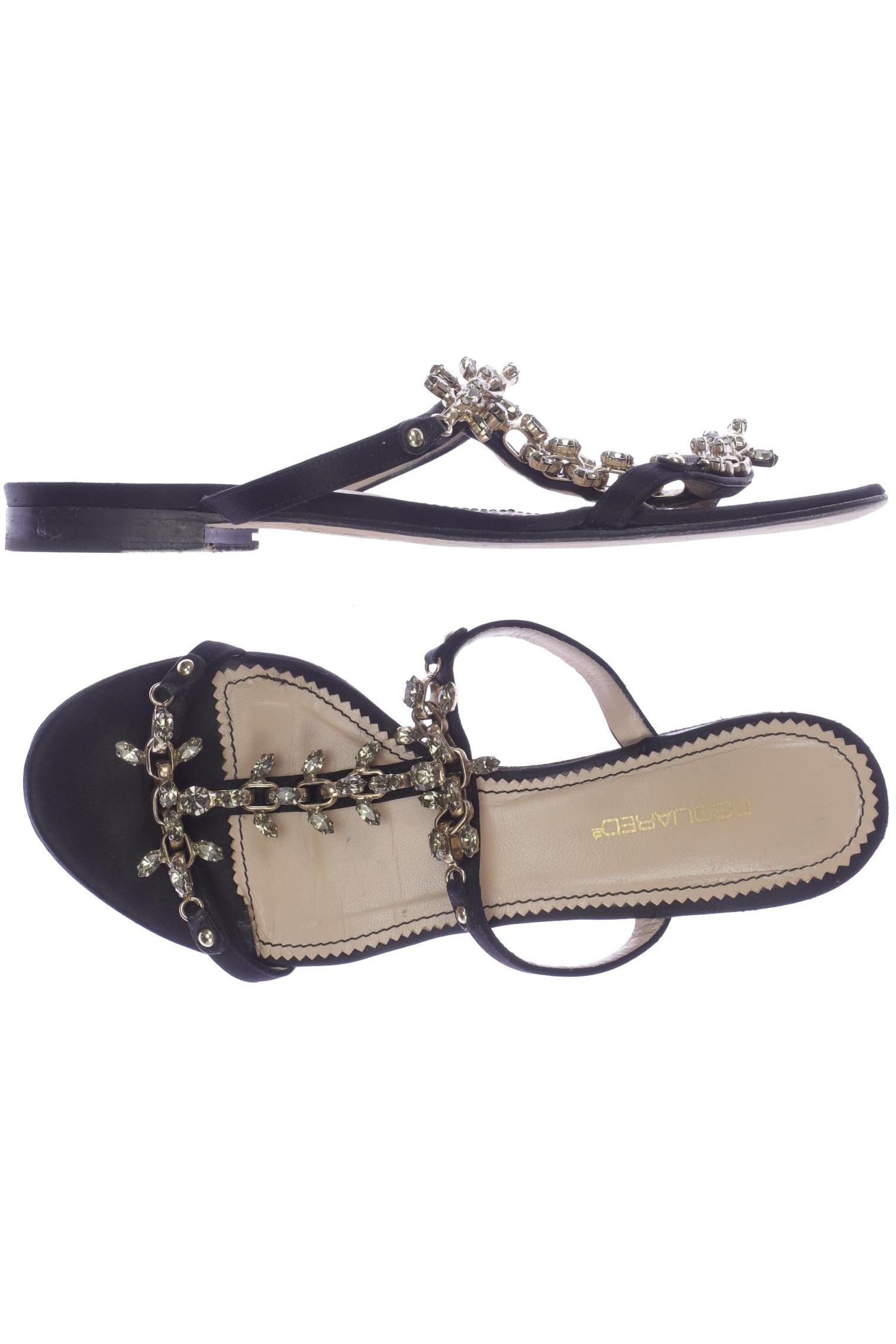 

DSQUARED2 Damen Sandale, schwarz