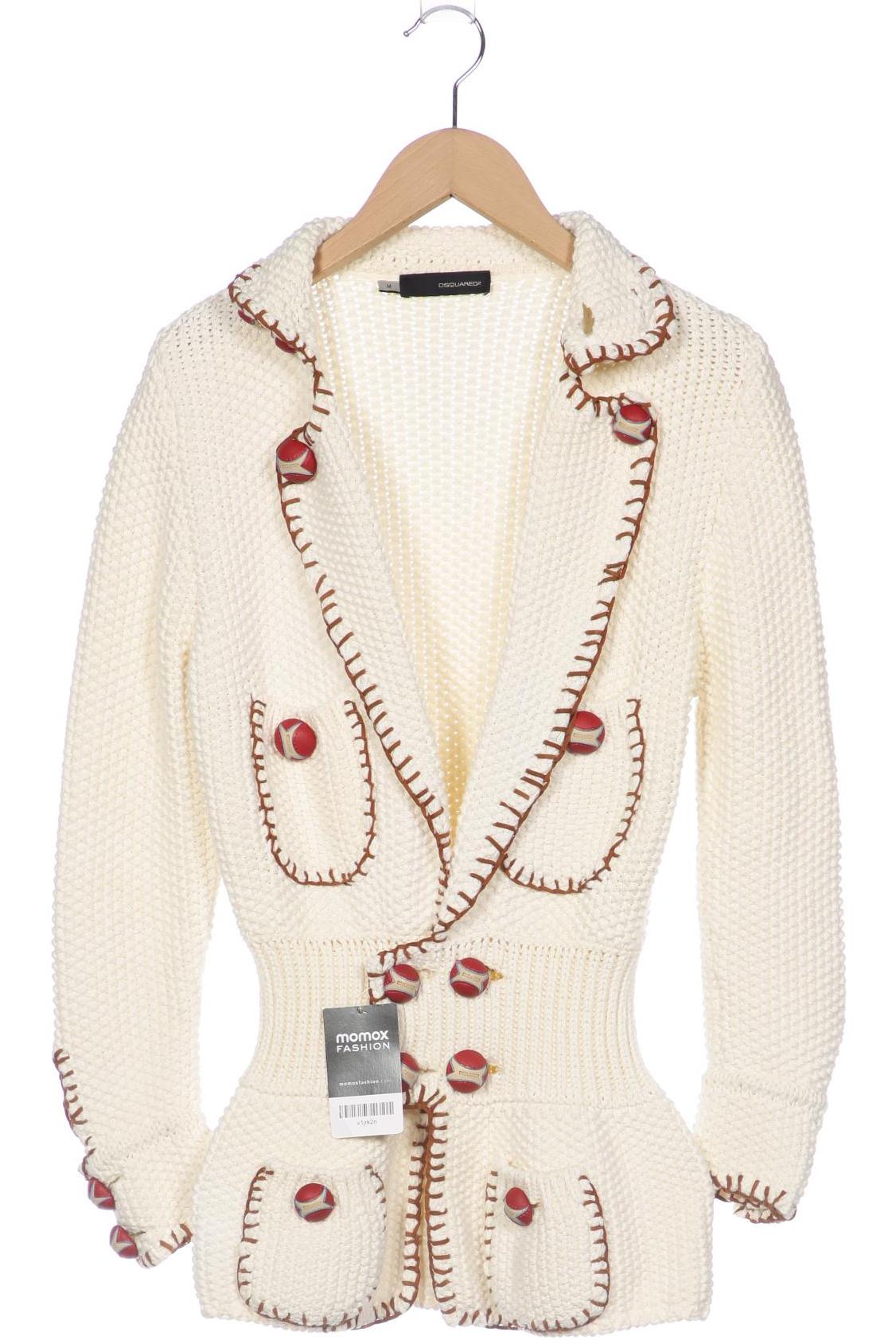 

DSQUARED2 Damen Strickjacke, cremeweiß