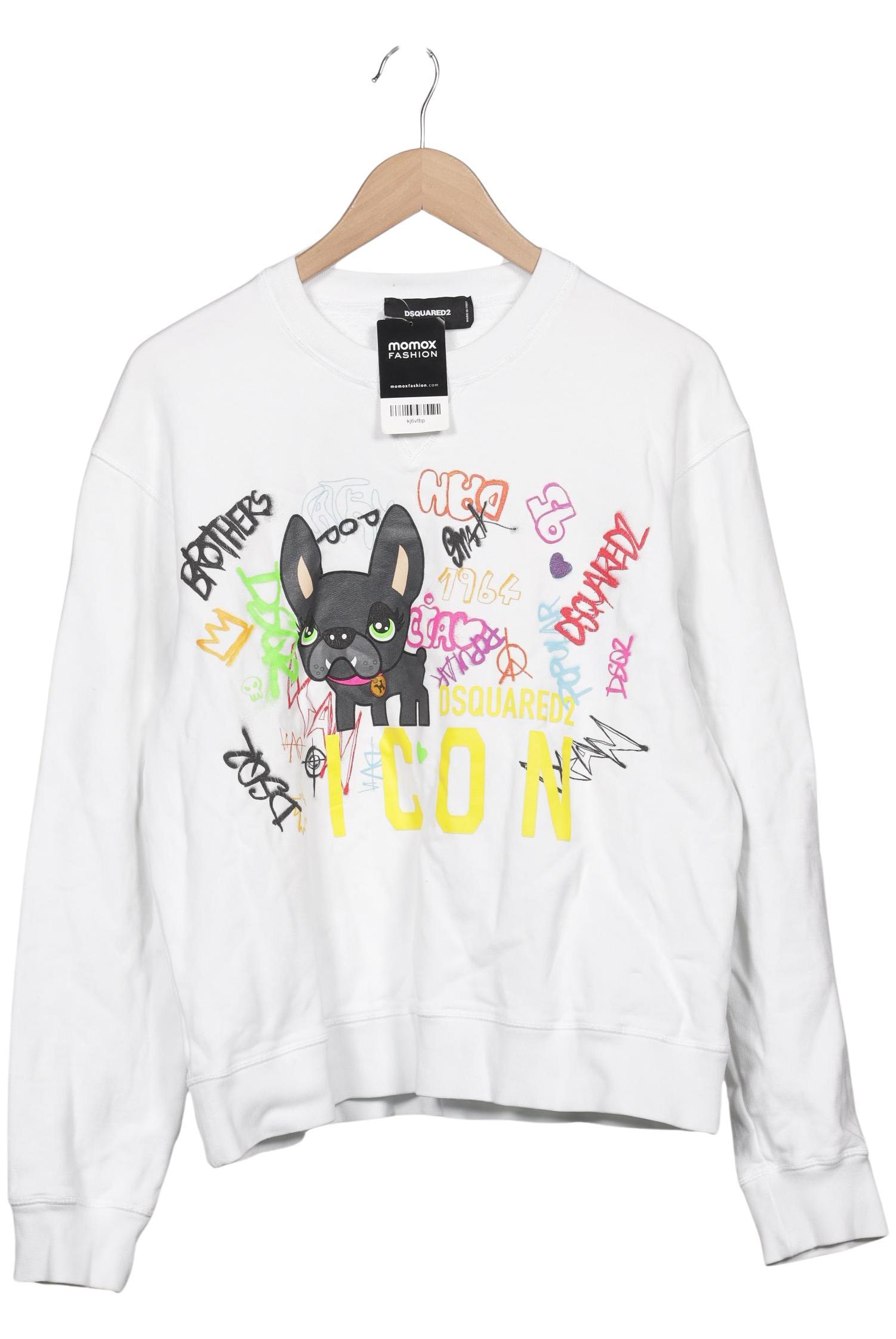 

Dsquared2 Damen Sweatshirt, weiß, Gr. 36