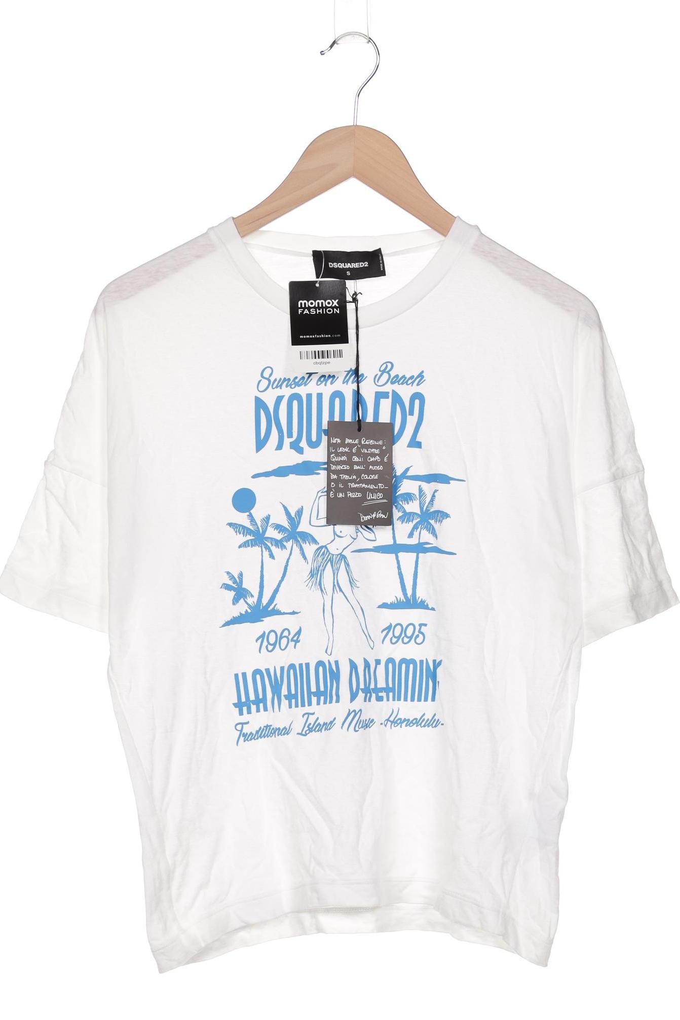 

Dsquared2 Damen T-Shirt, weiß, Gr. 36