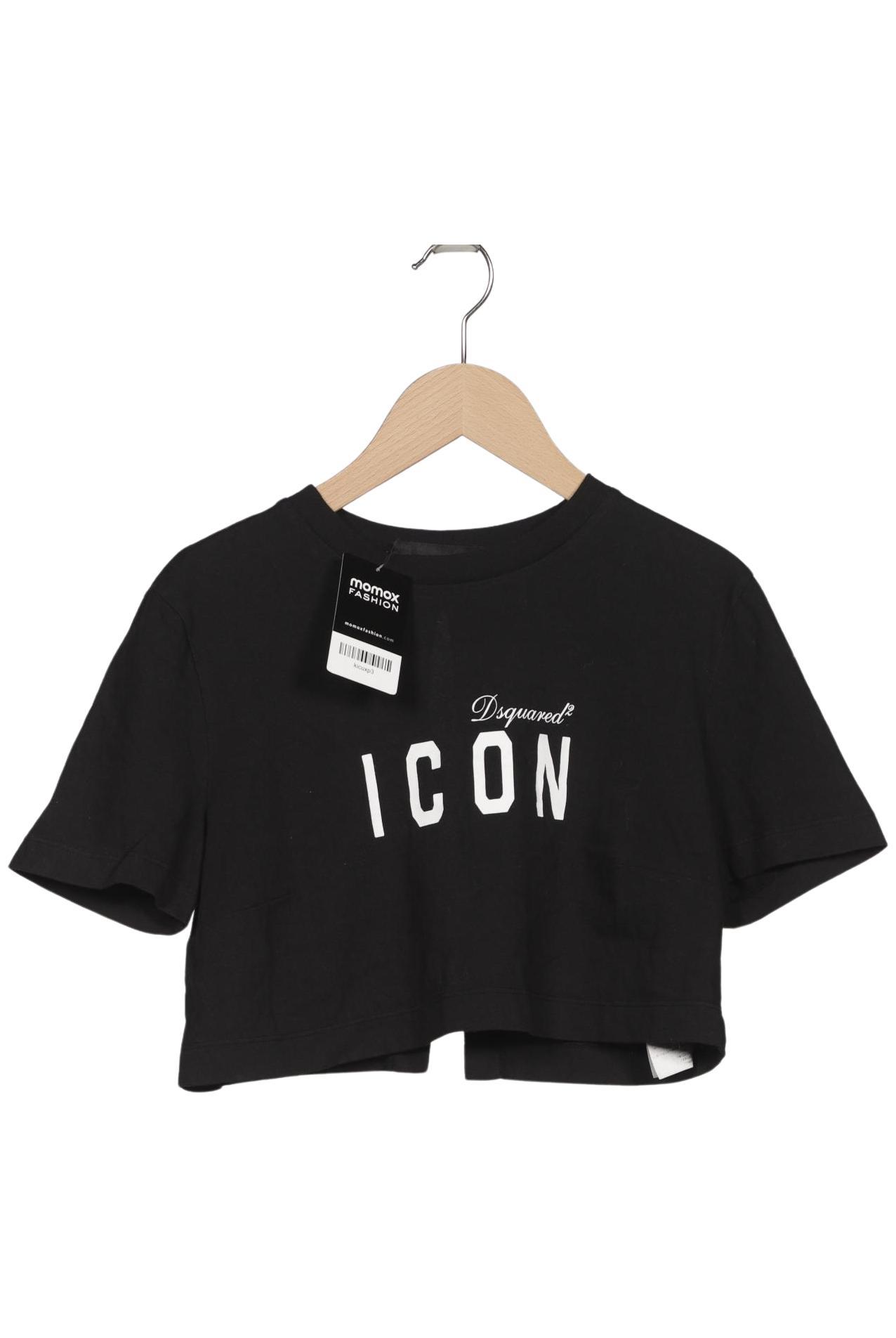 

Dsquared2 Damen T-Shirt, schwarz, Gr. 36