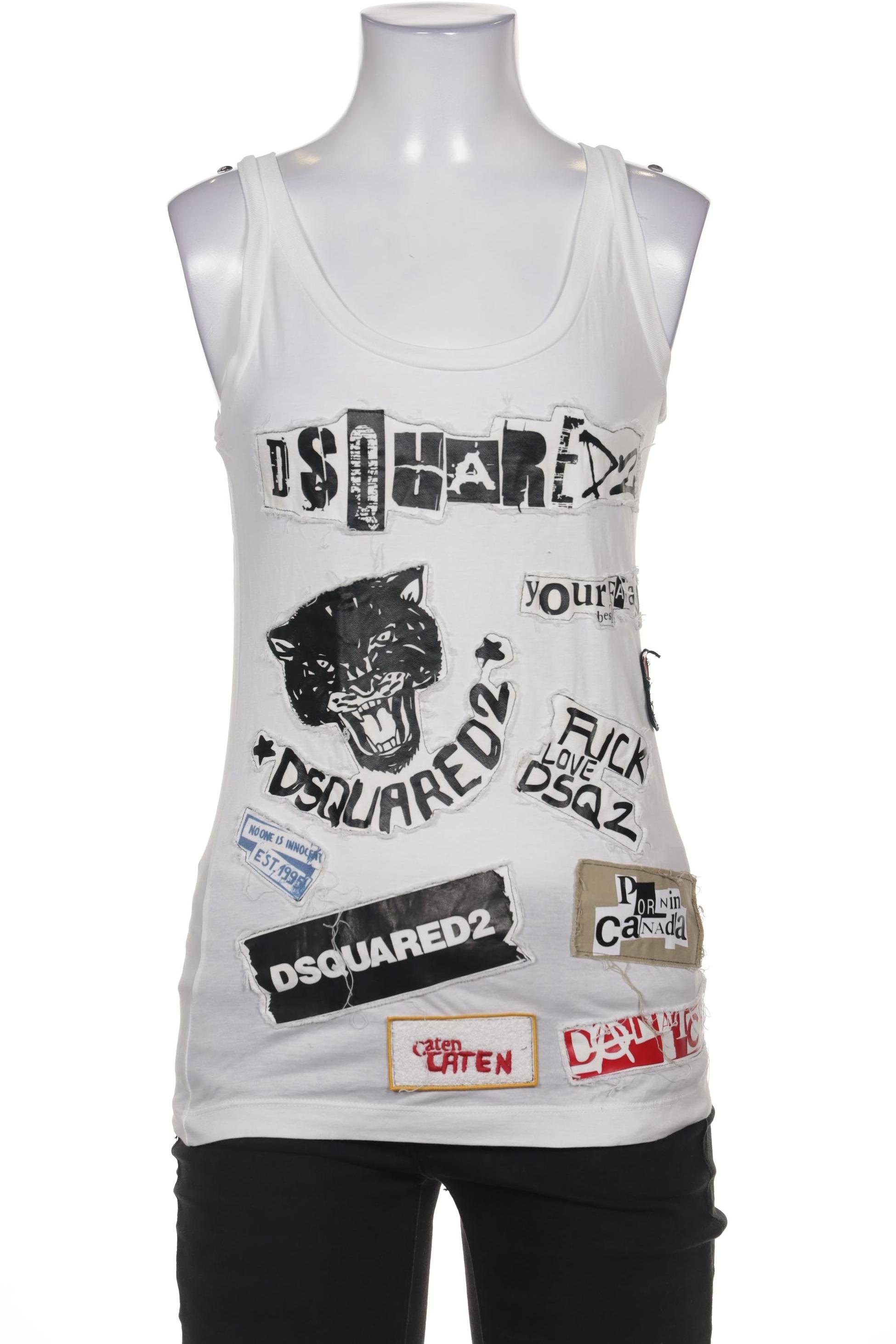 

Dsquared2 Damen Top, weiß, Gr. 34
