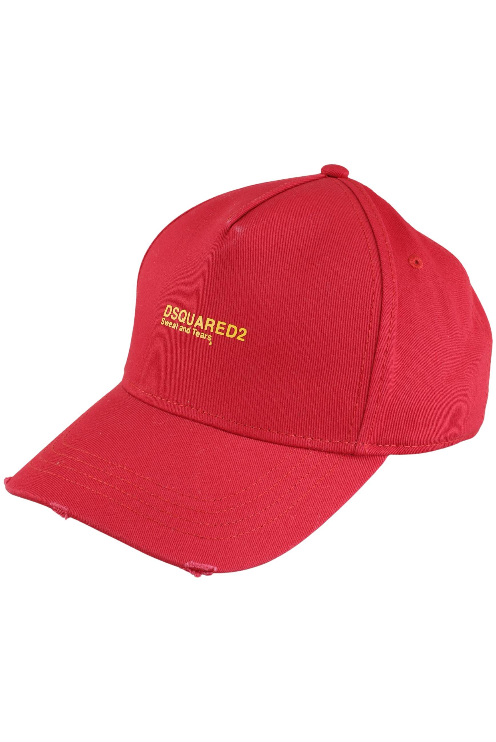 Thumbnail - Dsquared2 Herren Hut/Mütze, rot, Gr. uni