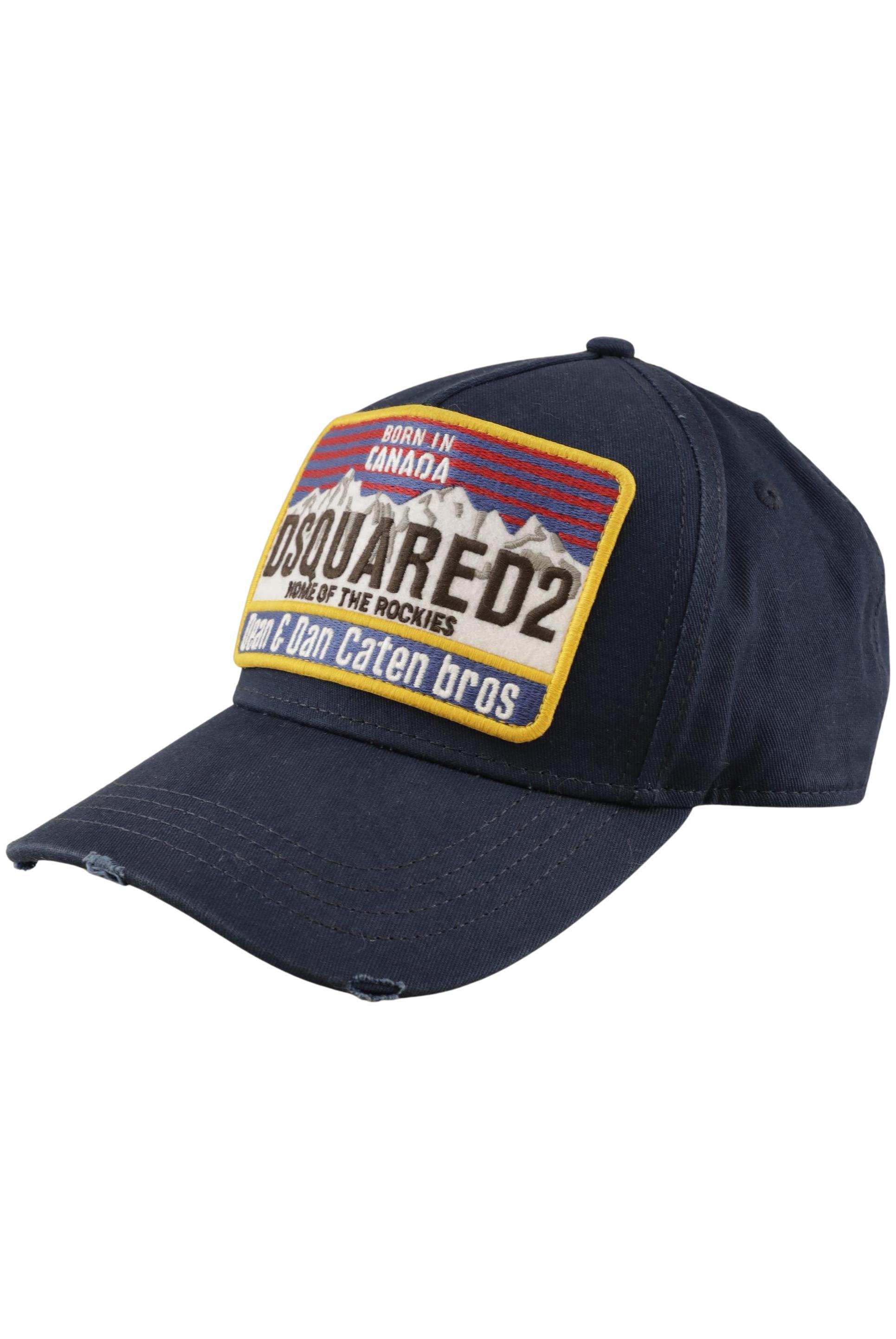 Thumbnail - Dsquared2 Herren Hut/Mütze, marineblau, Gr. uni