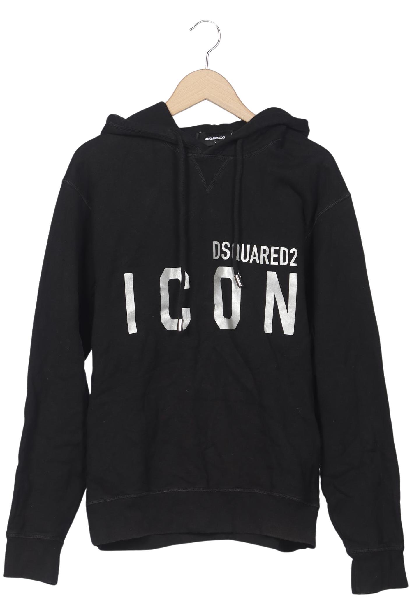 

Dsquared2 Herren Kapuzenpullover, schwarz, Gr. 52