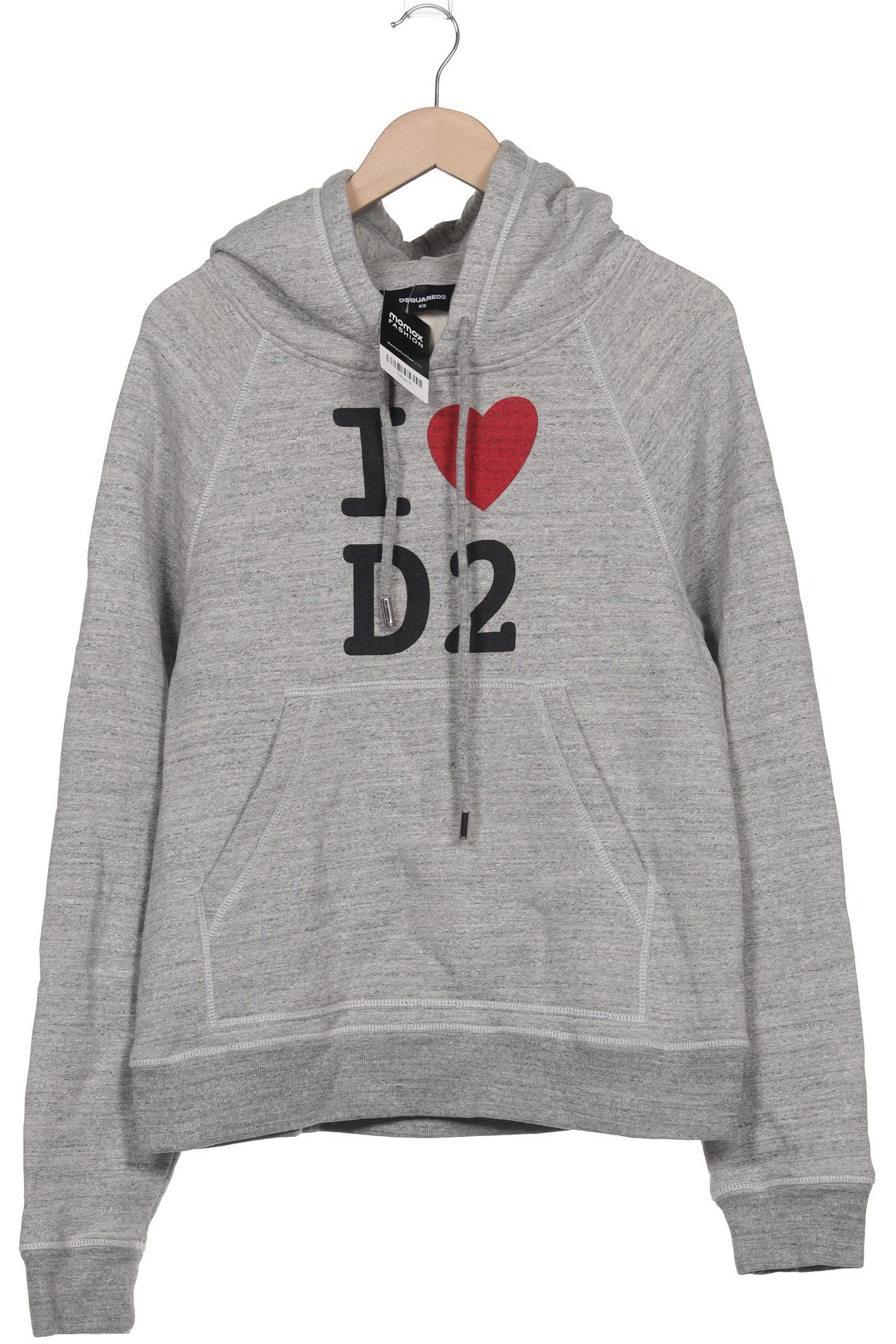 

Dsquared2 Herren Kapuzenpullover, grau, Gr. 44